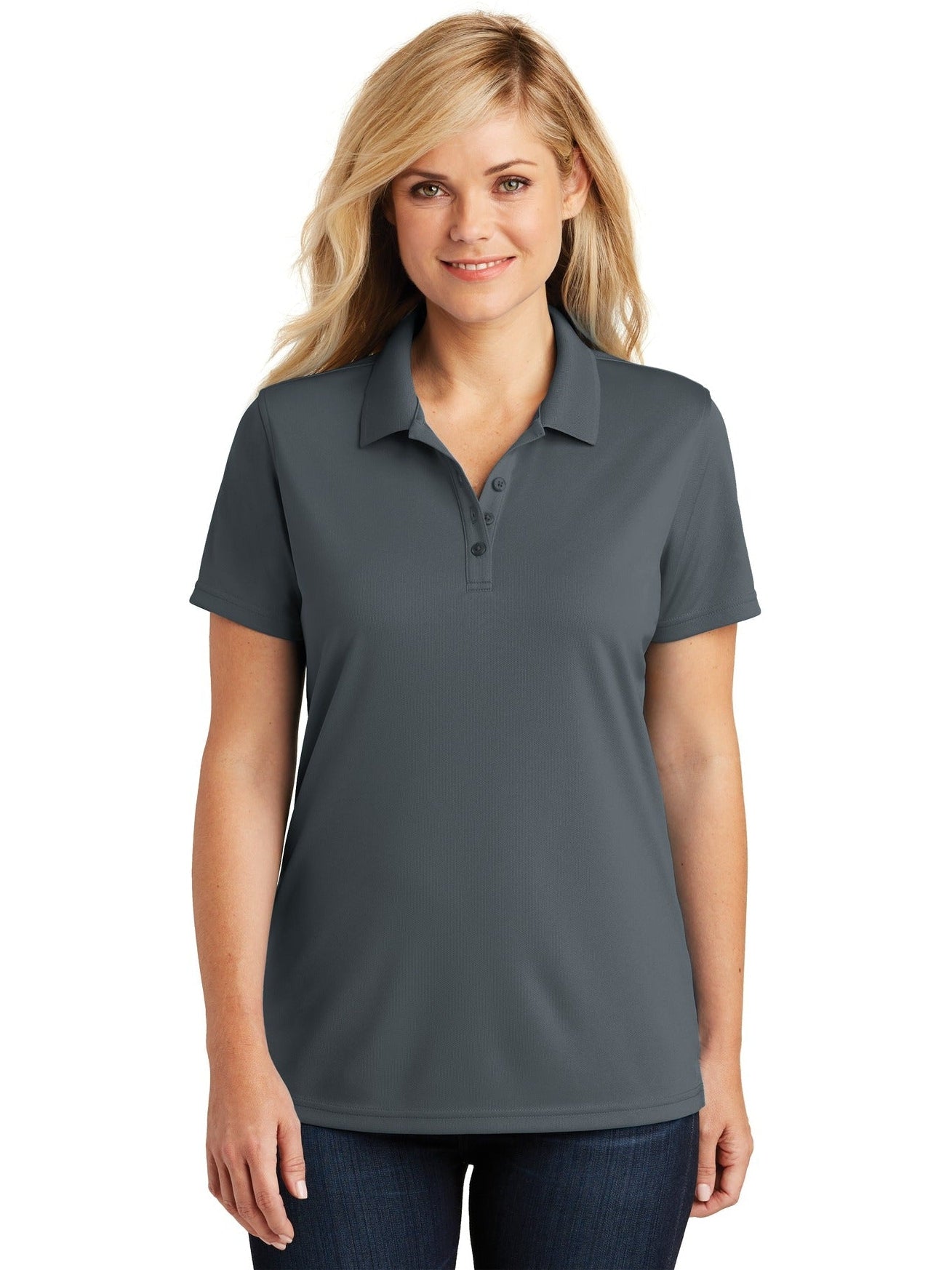 no-logo Port Authority Ladies Dry Zone UV Micro-Mesh Polo-Regular-Port Authority-Thread Logic