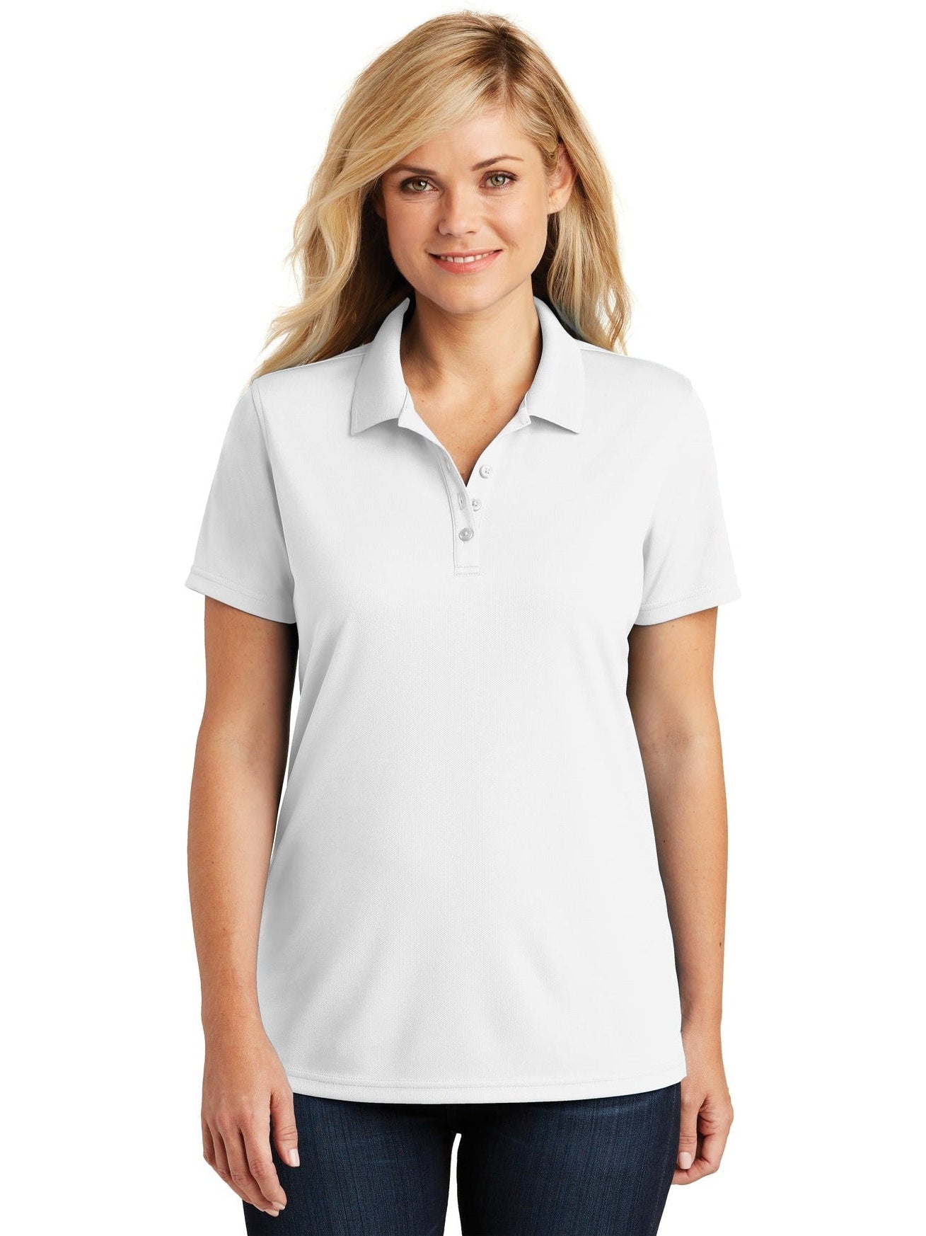 no-logo Port Authority Ladies Dry Zone UV Micro-Mesh Polo-Regular-Port Authority-Thread Logic