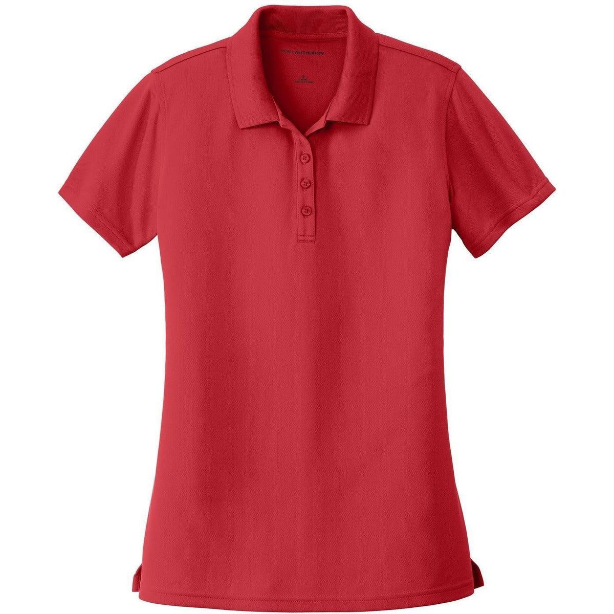 no-logo Port Authority Women's Dry Zone UV Micro-Mesh Polo-Regular-Port Authority-Rich Red-XS-Thread Logic