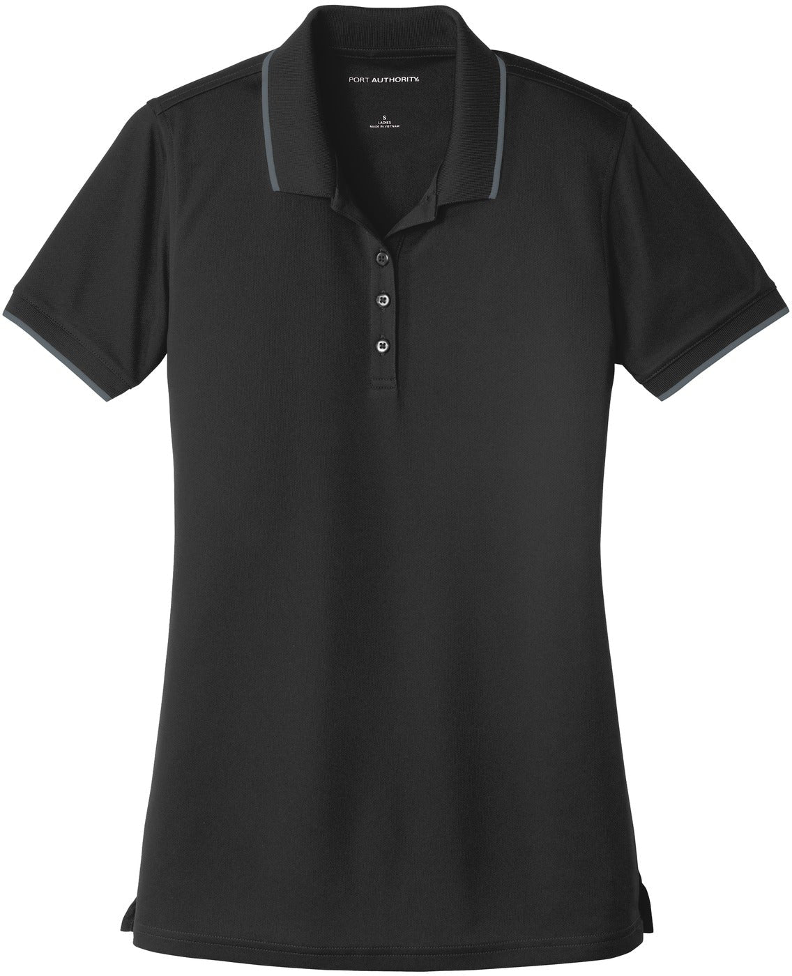 Port Authority Ladies Dry Zone UV Micro-Mesh Tipped Polo