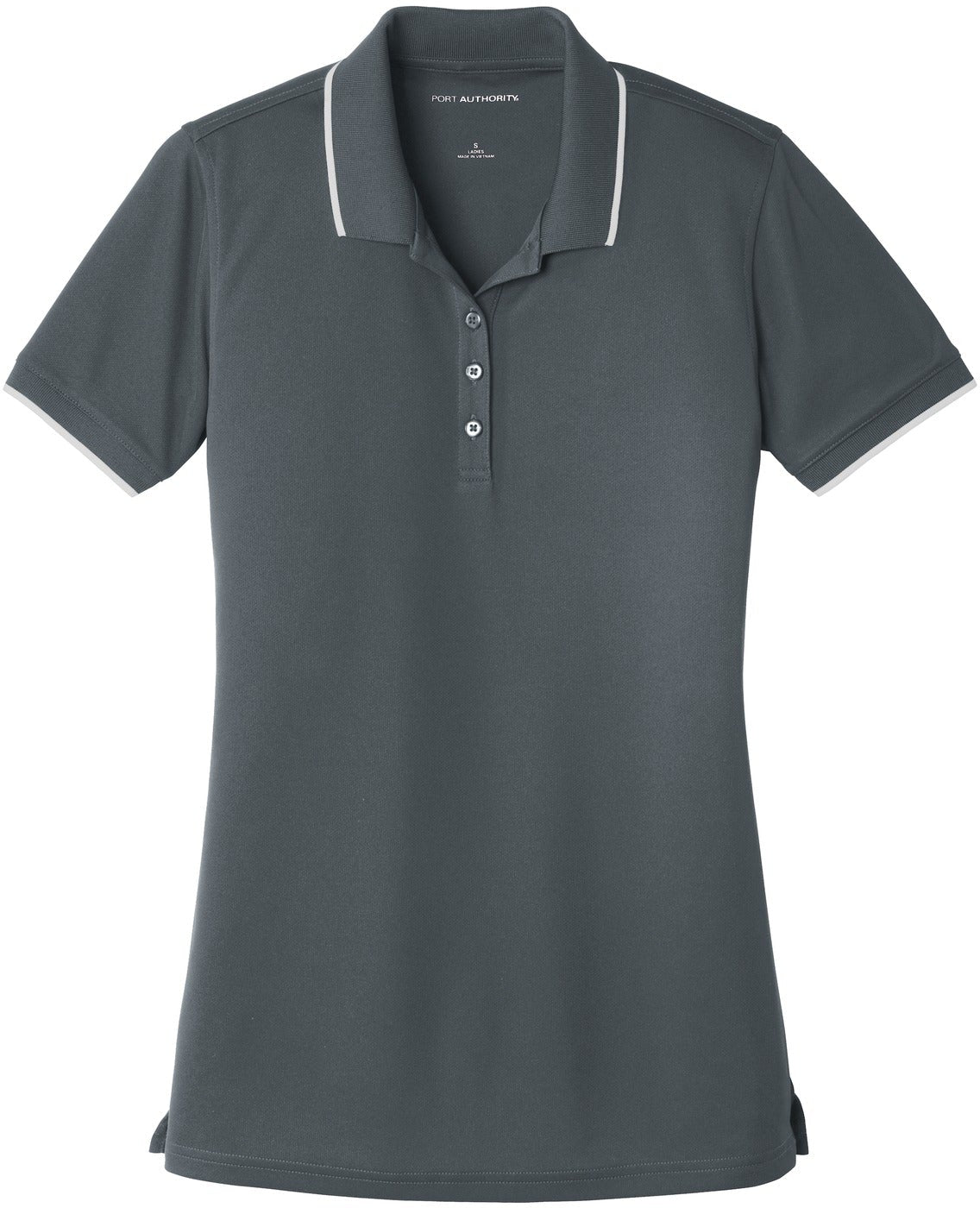 Port Authority Ladies Dry Zone UV Micro-Mesh Tipped Polo