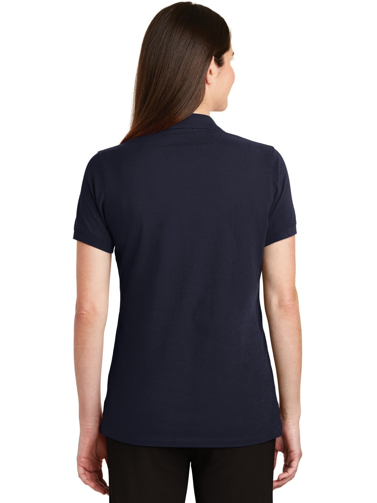 no-logo Port Authority Ladies EZCotton Pique Polo-Regular-Port Authority-Thread Logic
