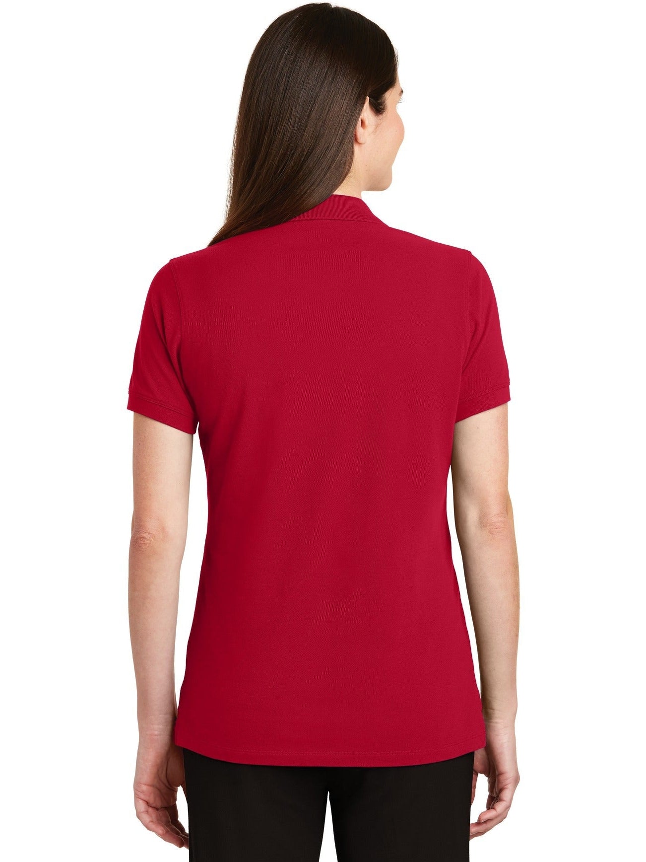 no-logo Port Authority Ladies EZCotton Pique Polo-Regular-Port Authority-Thread Logic