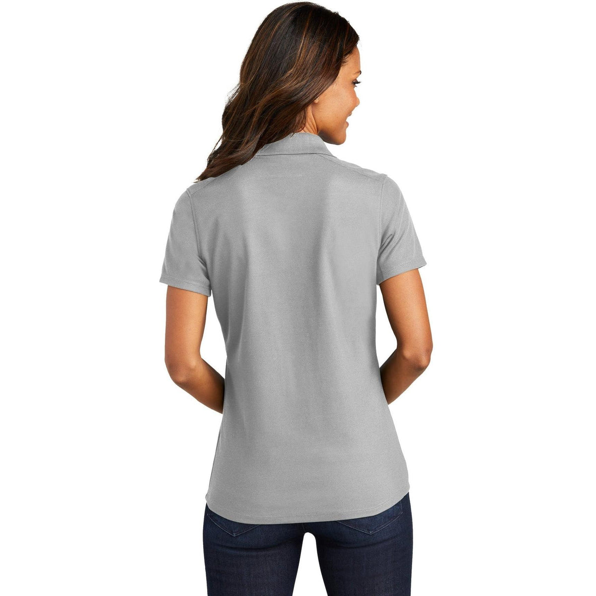 no-logo Port Authority Women's EZPerformance Pique Polo-Regular-Port Authority-Thread Logic