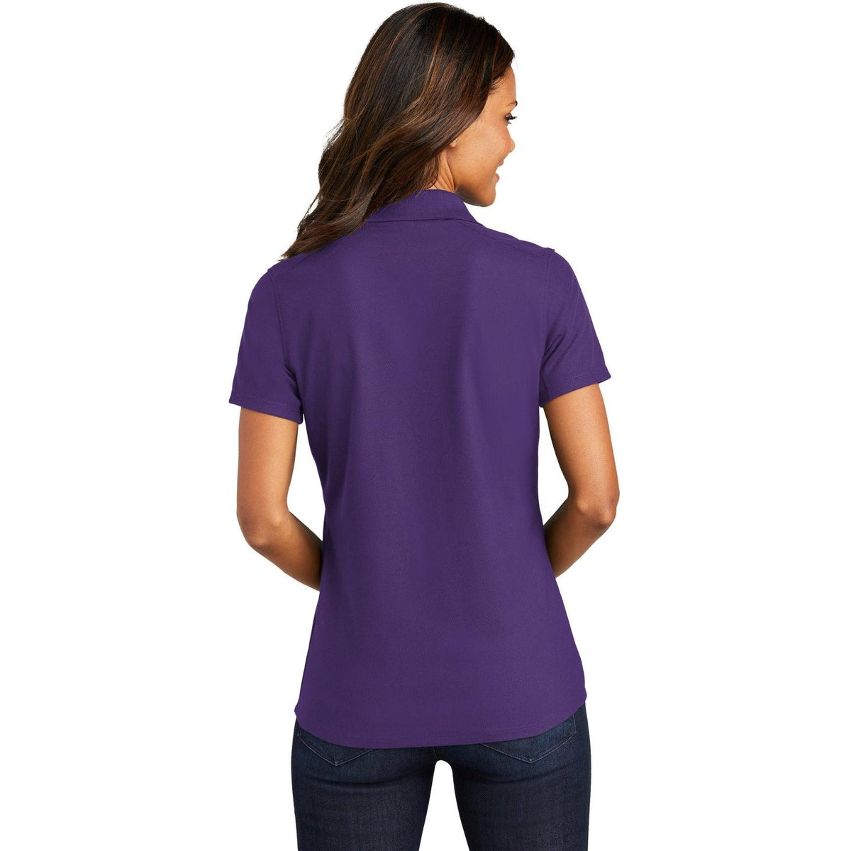no-logo Port Authority Women's EZPerformance Pique Polo-Regular-Port Authority-Thread Logic