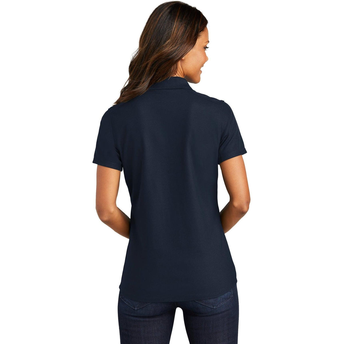no-logo Port Authority Women's EZPerformance Pique Polo-Regular-Port Authority-Thread Logic