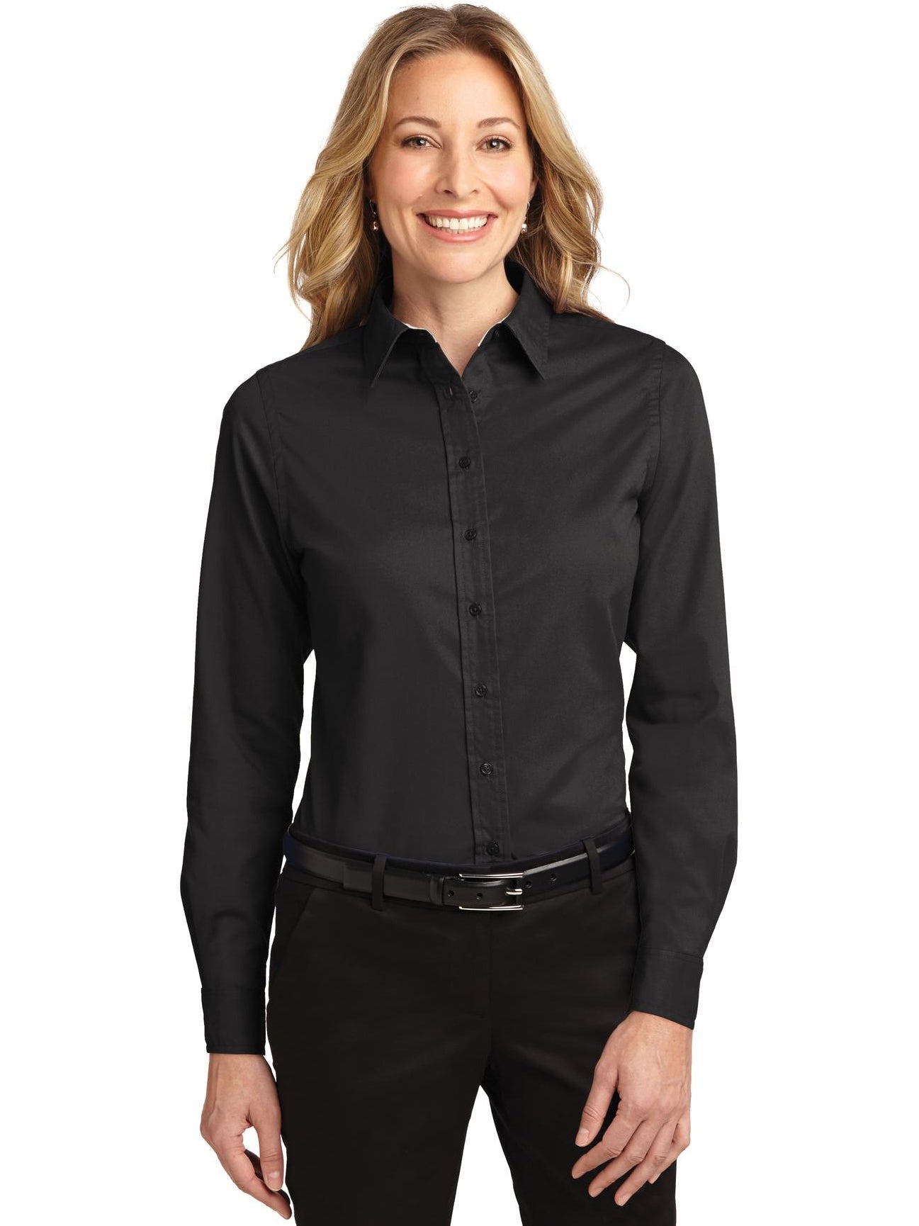 no-logo Port Authority Ladies Easy Care-Regular-Port Authority-Thread Logic