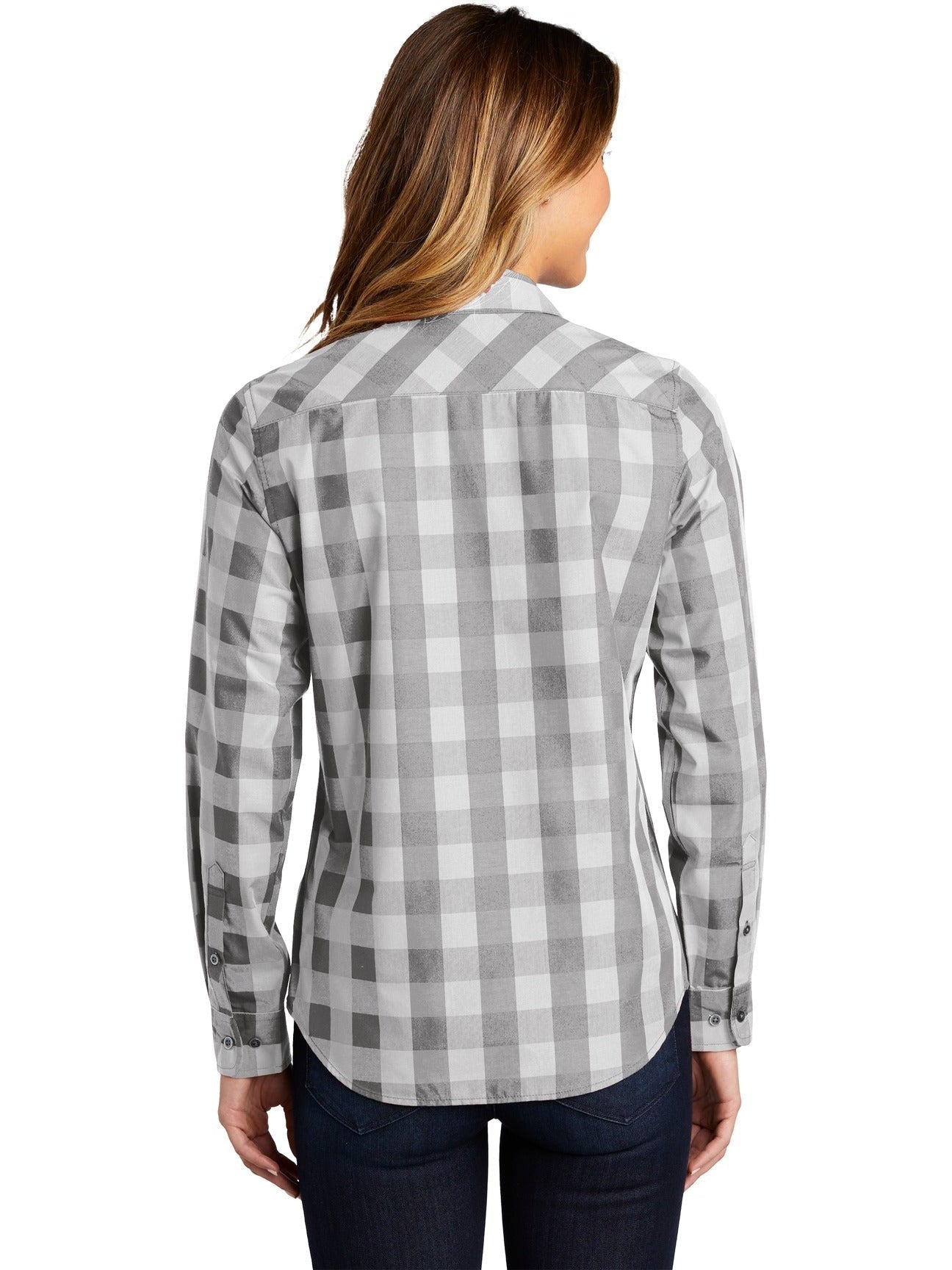 no-logo Port Authority Ladies Everyday Plaid Shirt-Active-Port Authority-Thread Logic