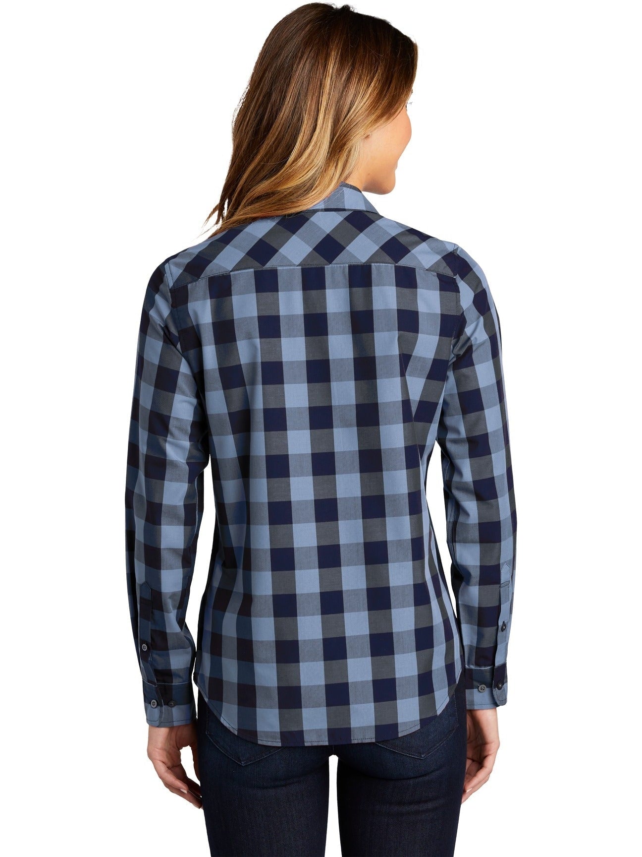 no-logo Port Authority Ladies Everyday Plaid Shirt-Active-Port Authority-Thread Logic