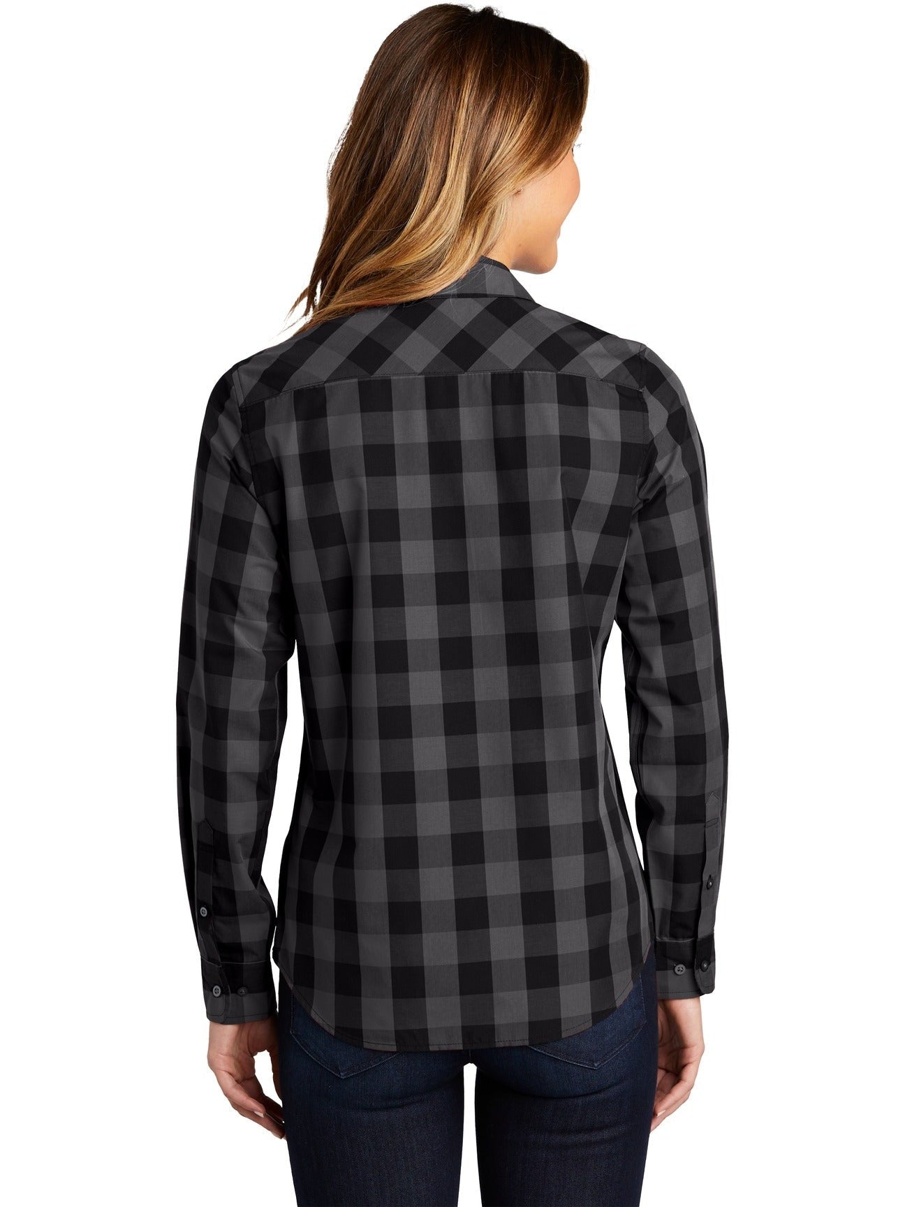 no-logo Port Authority Ladies Everyday Plaid Shirt-Active-Port Authority-Thread Logic