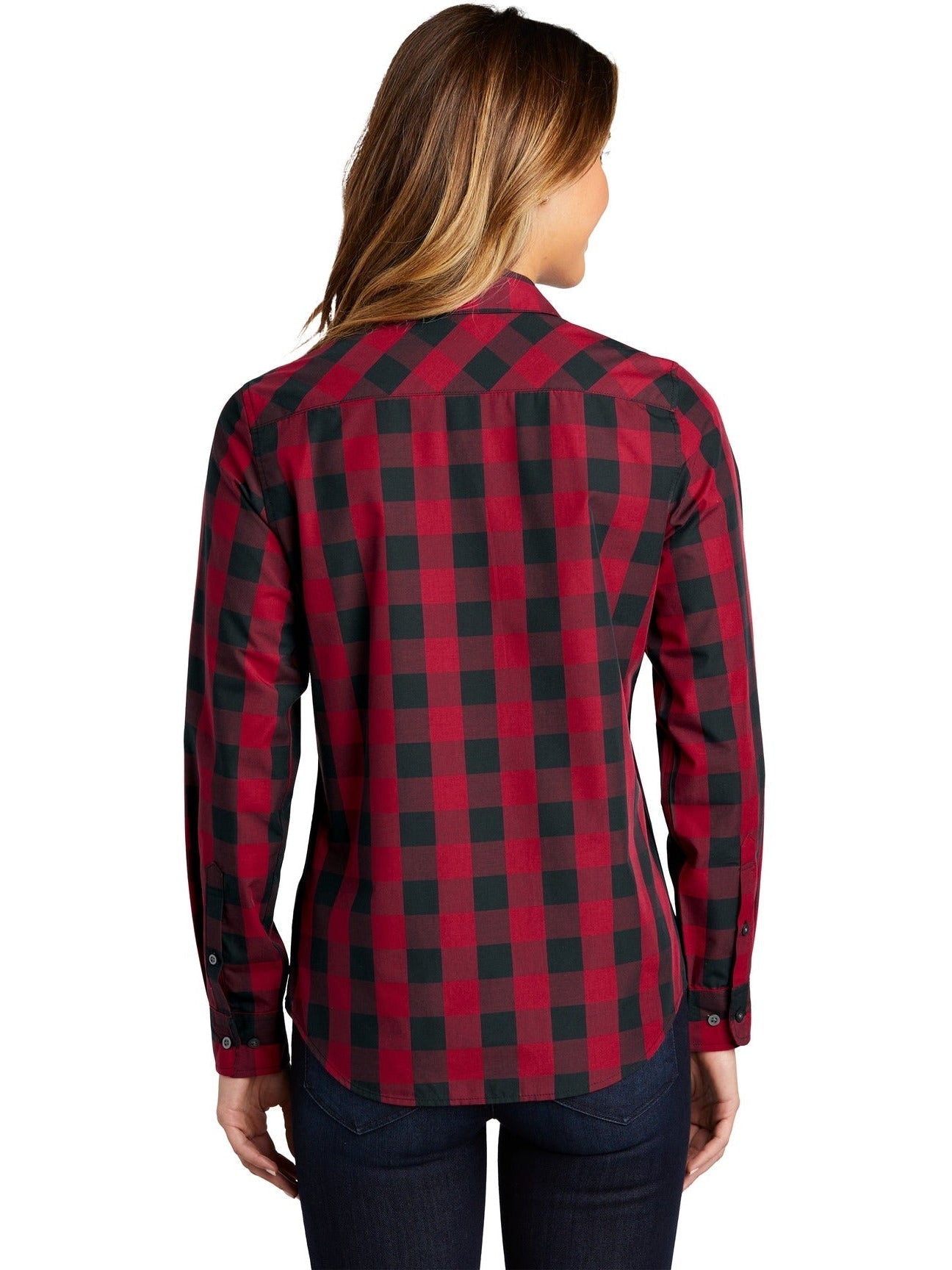 no-logo Port Authority Ladies Everyday Plaid Shirt-Active-Port Authority-Thread Logic