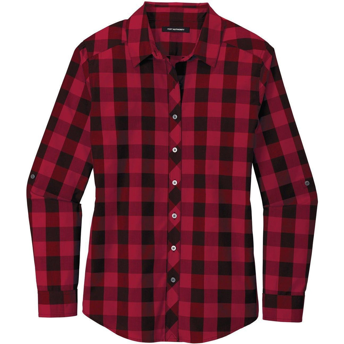 no-logo Port Authority Ladies Everyday Plaid Shirt