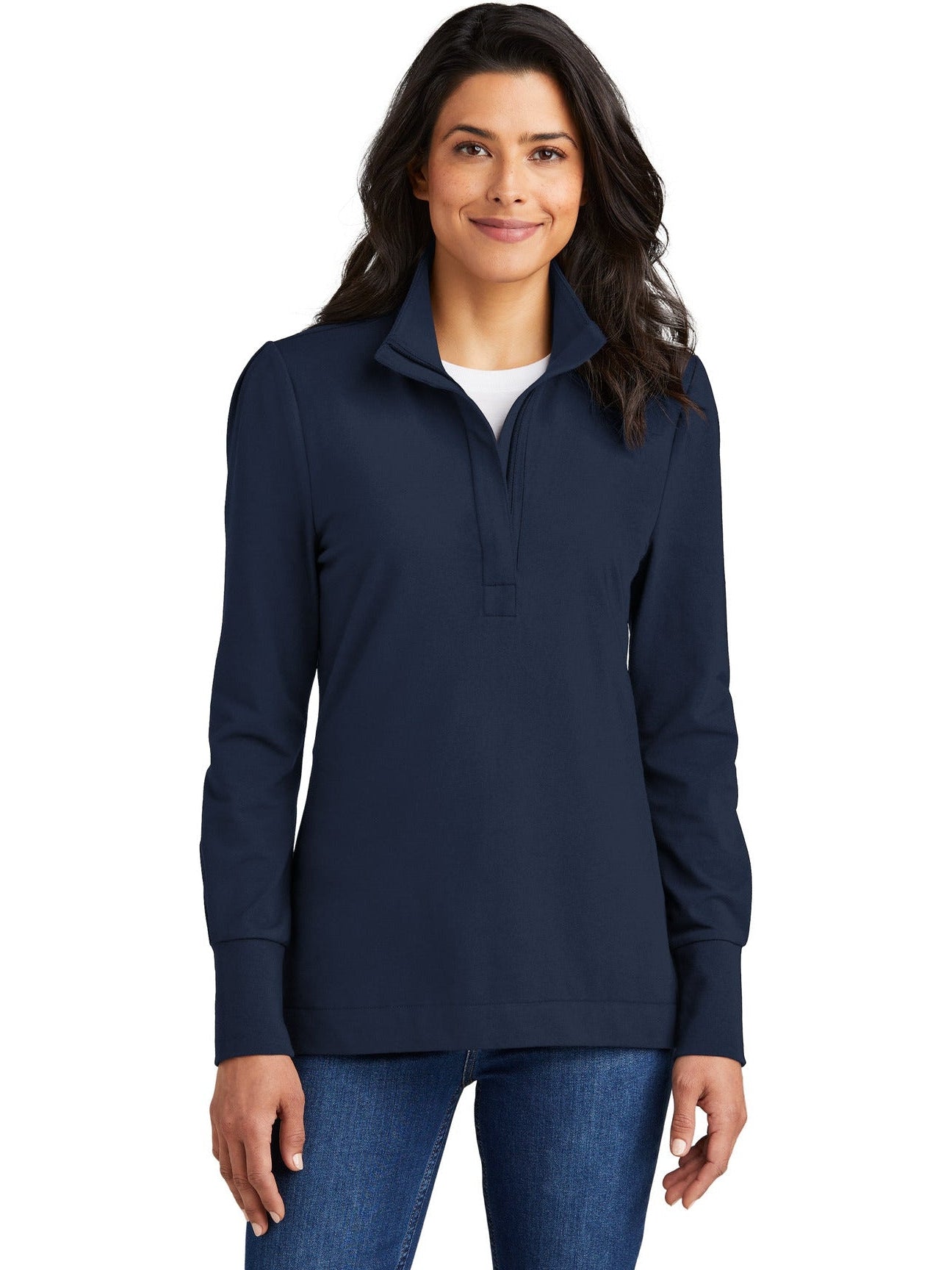 no-logo Port Authority Ladies Fairway Stretch 1/4-Zip-New-Port Authority-Thread Logic