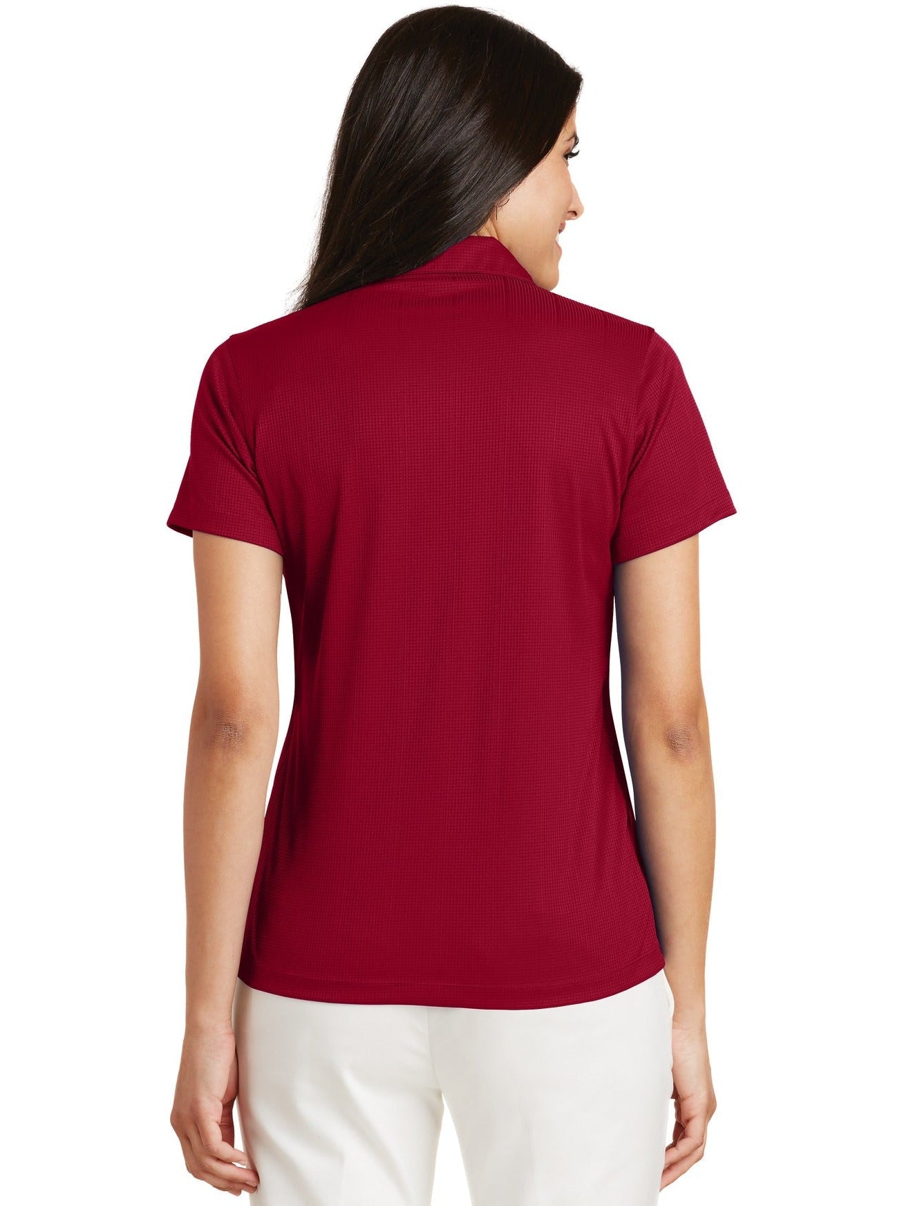 no-logo Port Authority Ladies Fine Jacquard Polo-Regular-Port Authority-Thread Logic
