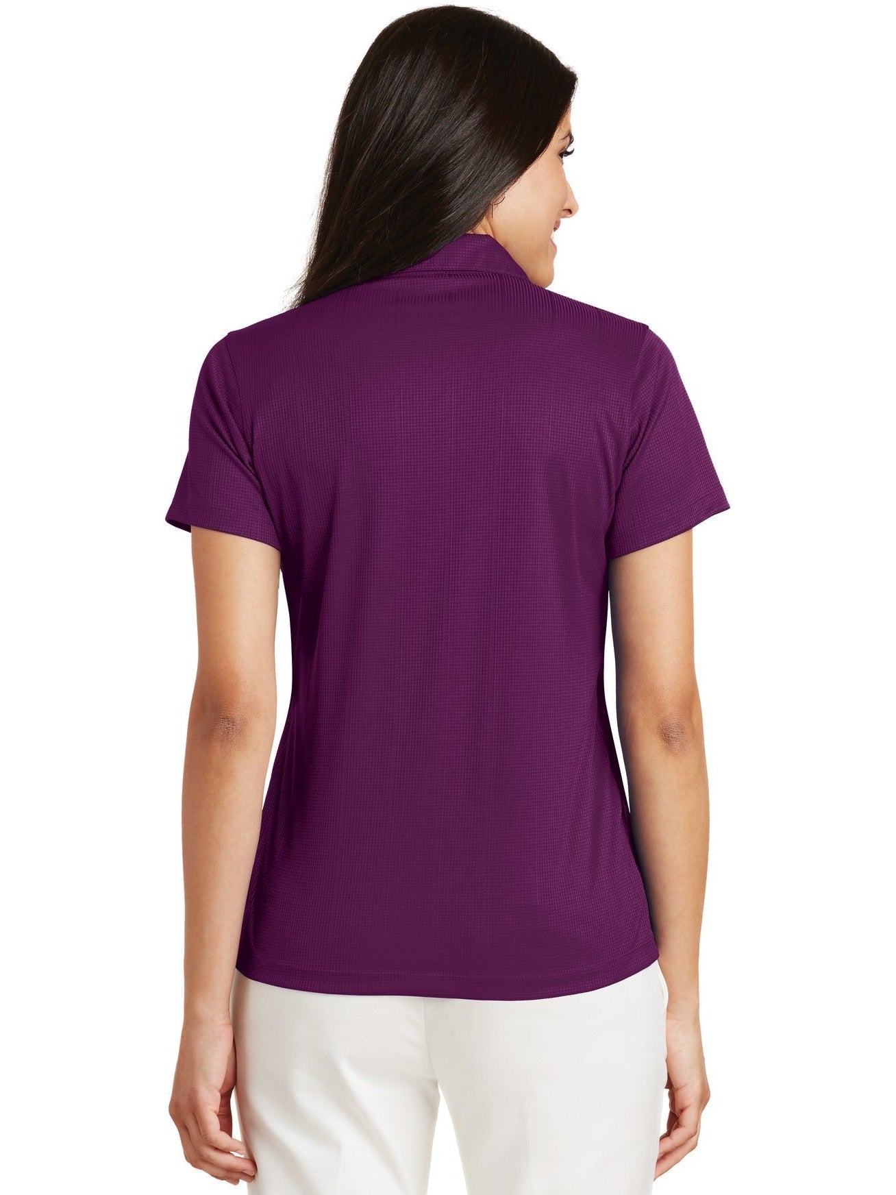 no-logo Port Authority Ladies Fine Jacquard Polo-Regular-Port Authority-Thread Logic