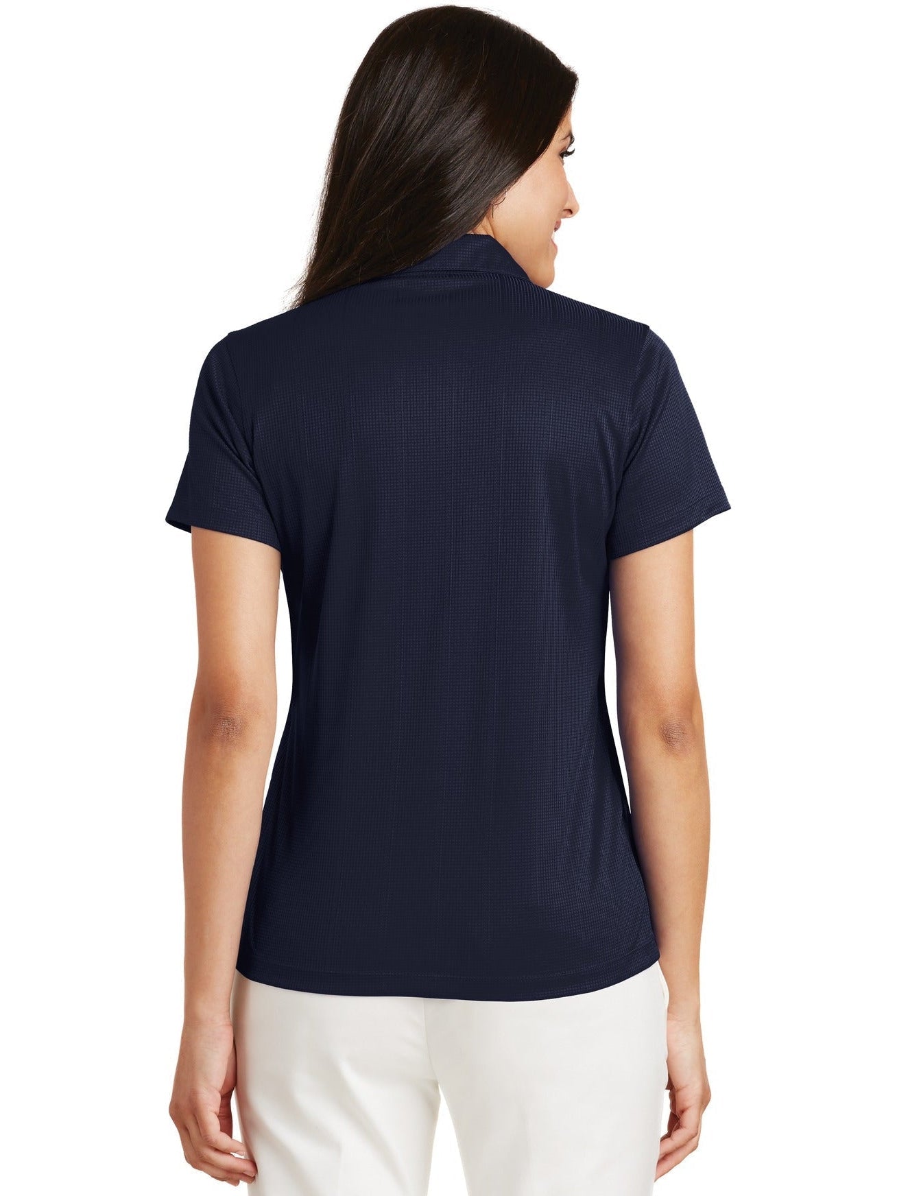 no-logo Port Authority Ladies Fine Jacquard Polo-Regular-Port Authority-Thread Logic