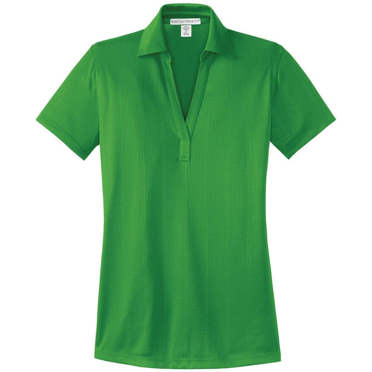 no-logo Port Authority Women's Fine Jacquard Polo-Regular-Port Authority-Vine Green-XS-Thread Logic
