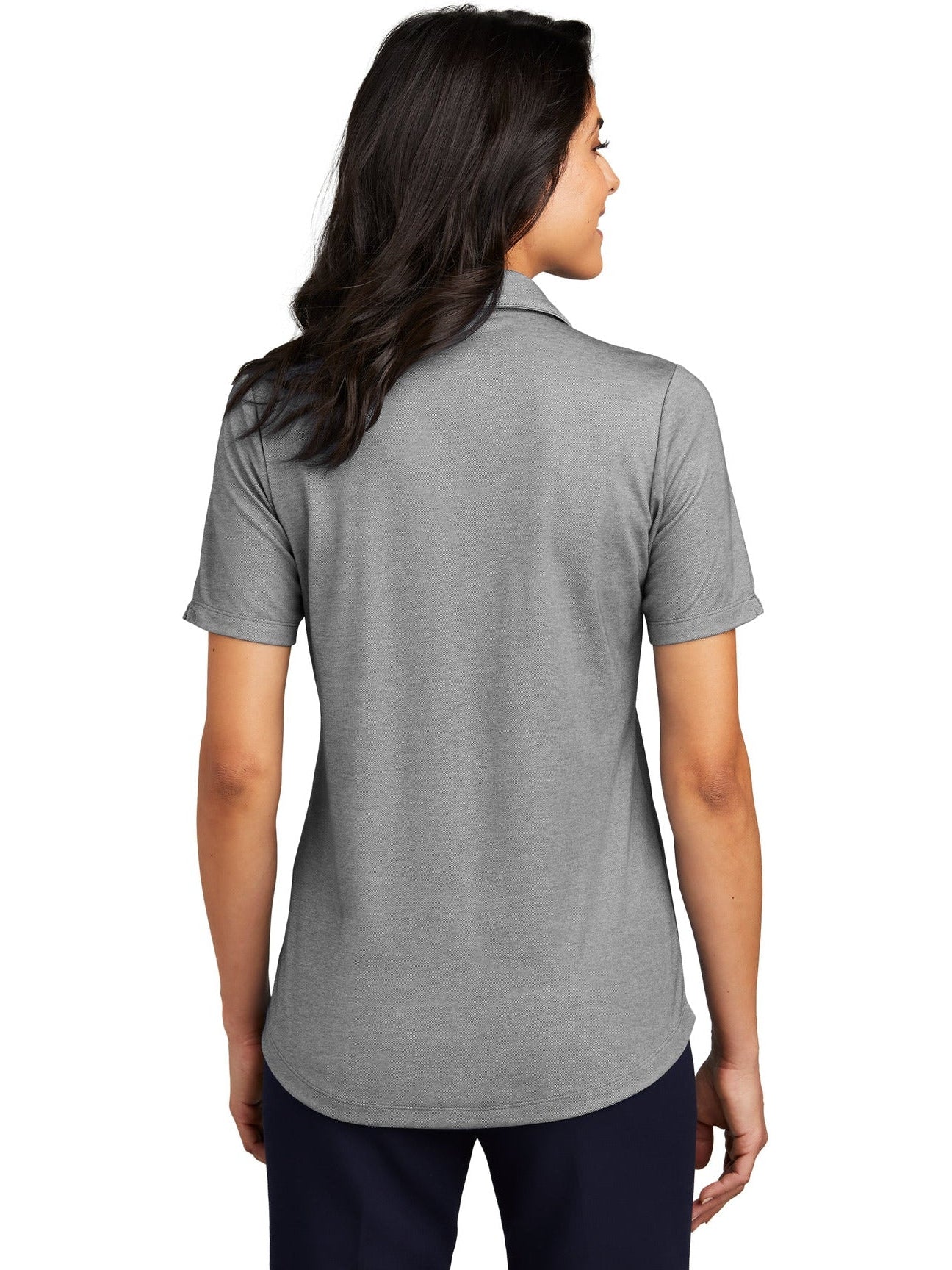 no-logo Port Authority Ladies Fine Pique Blend Polo-New-Port Authority-Thread Logic