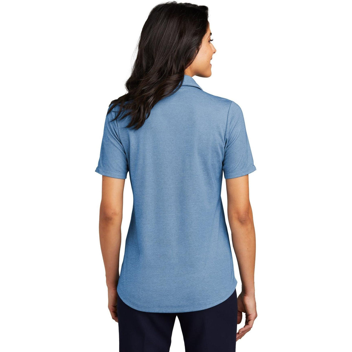 no-logo Port Authority Ladies Fine Pique Blend Polo-New-Port Authority-Thread Logic