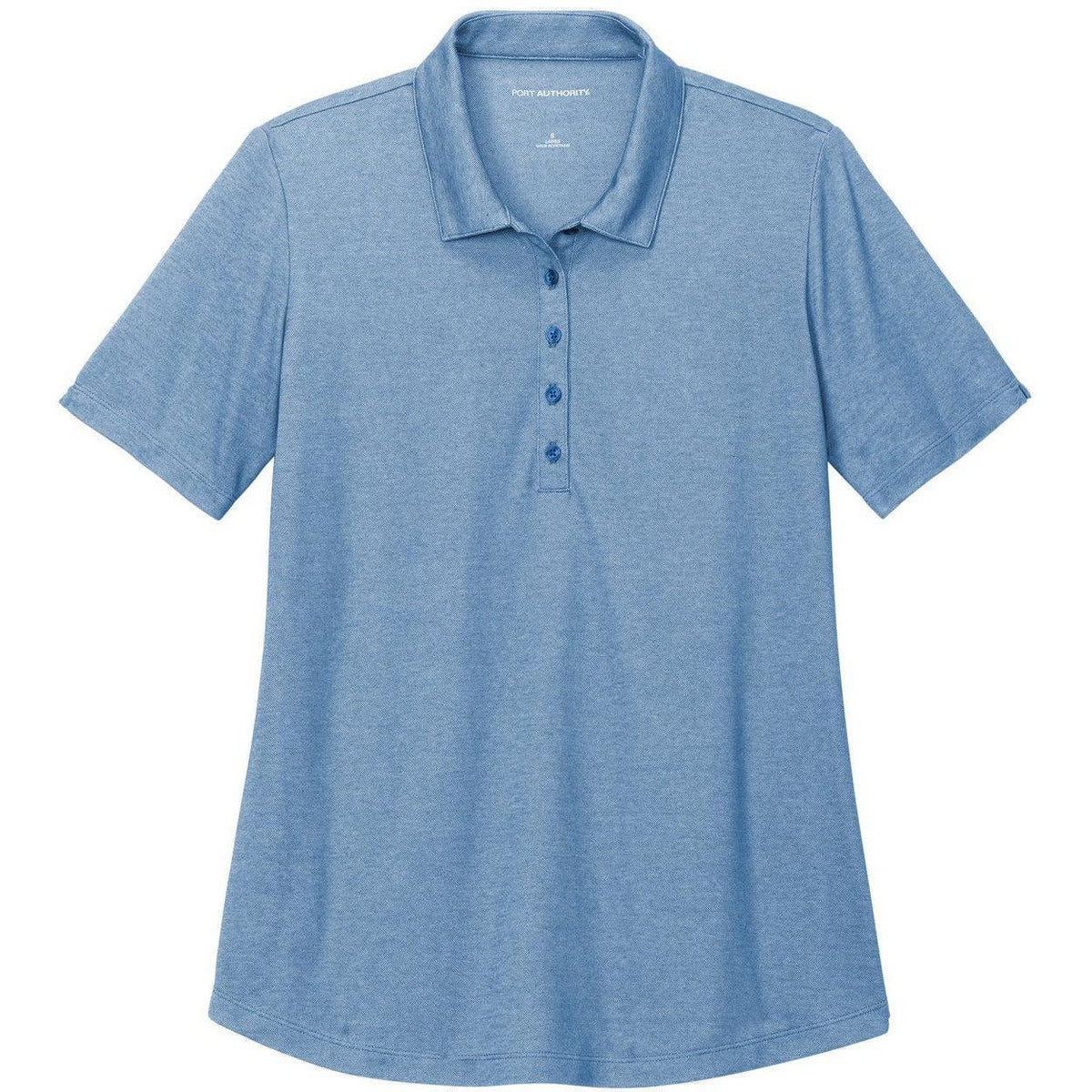 no-logo Port Authority Ladies Fine Pique Blend Polo