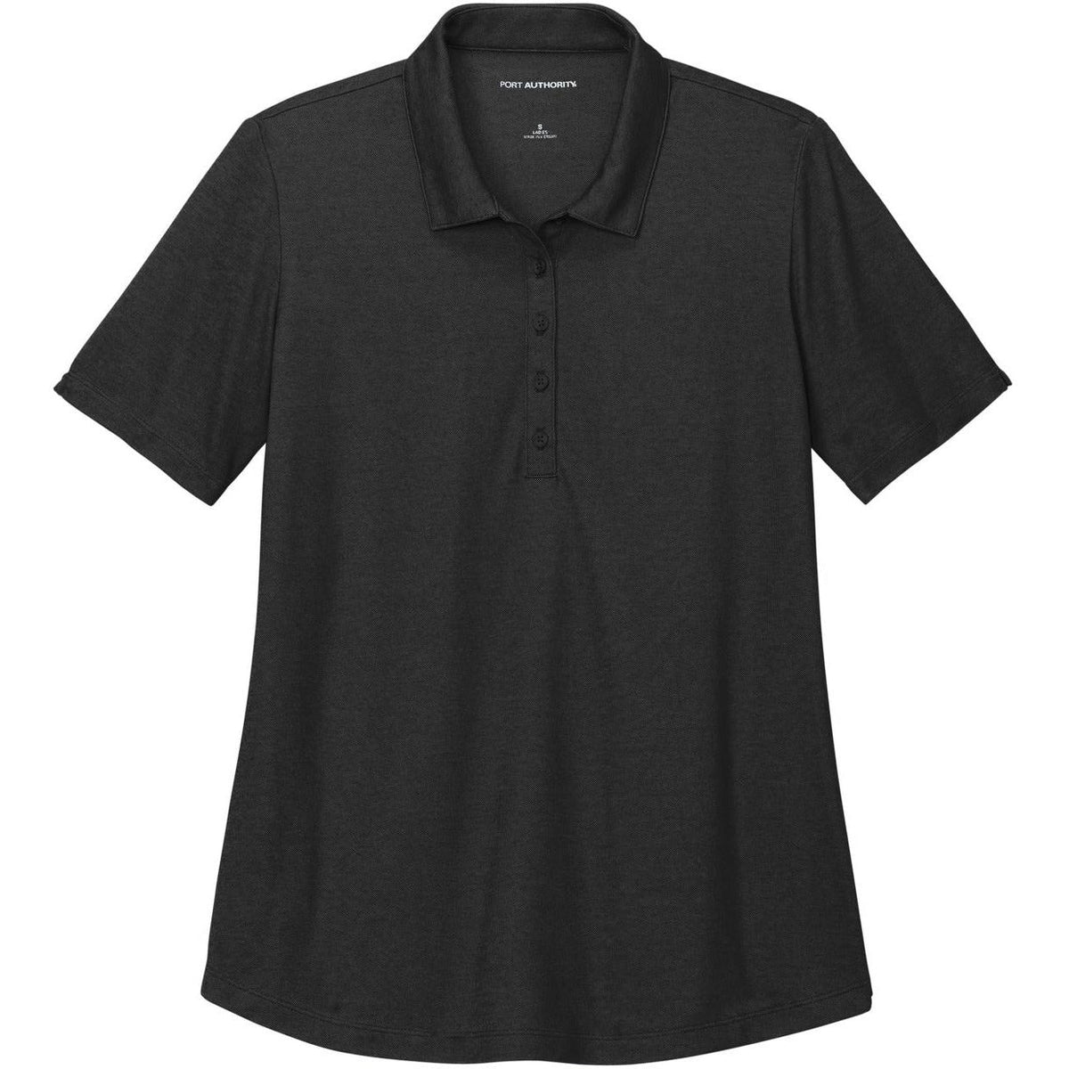 no-logo Port Authority Ladies Fine Pique Blend Polo