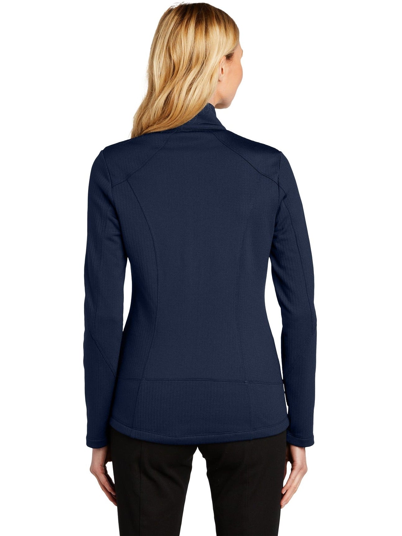 no-logo Port Authority Ladies Grid Fleece Jacket-Regular-Port Authority-Thread Logic