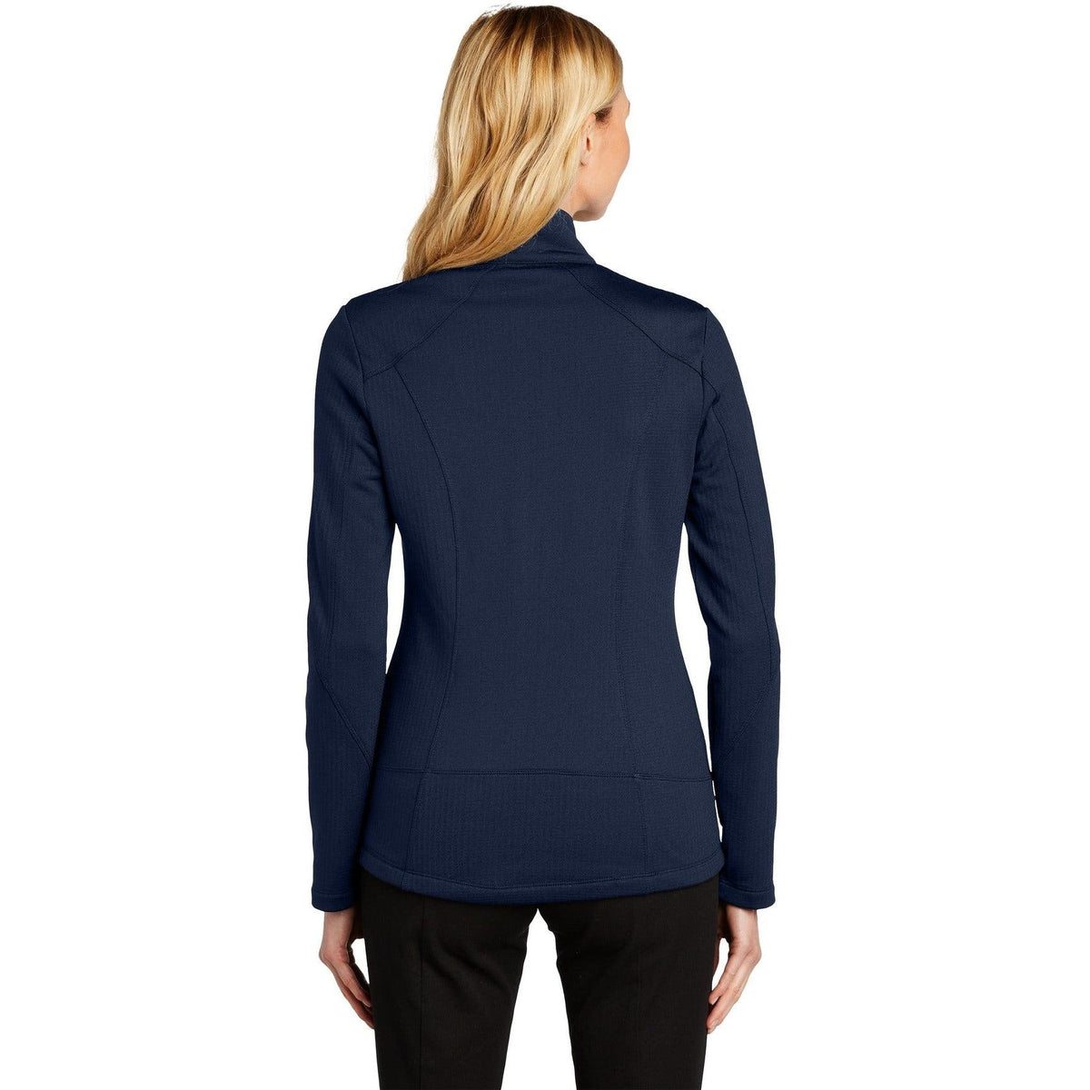 no-logo Port Authority Ladies Grid Fleece Jacket-Regular-Port Authority-Thread Logic