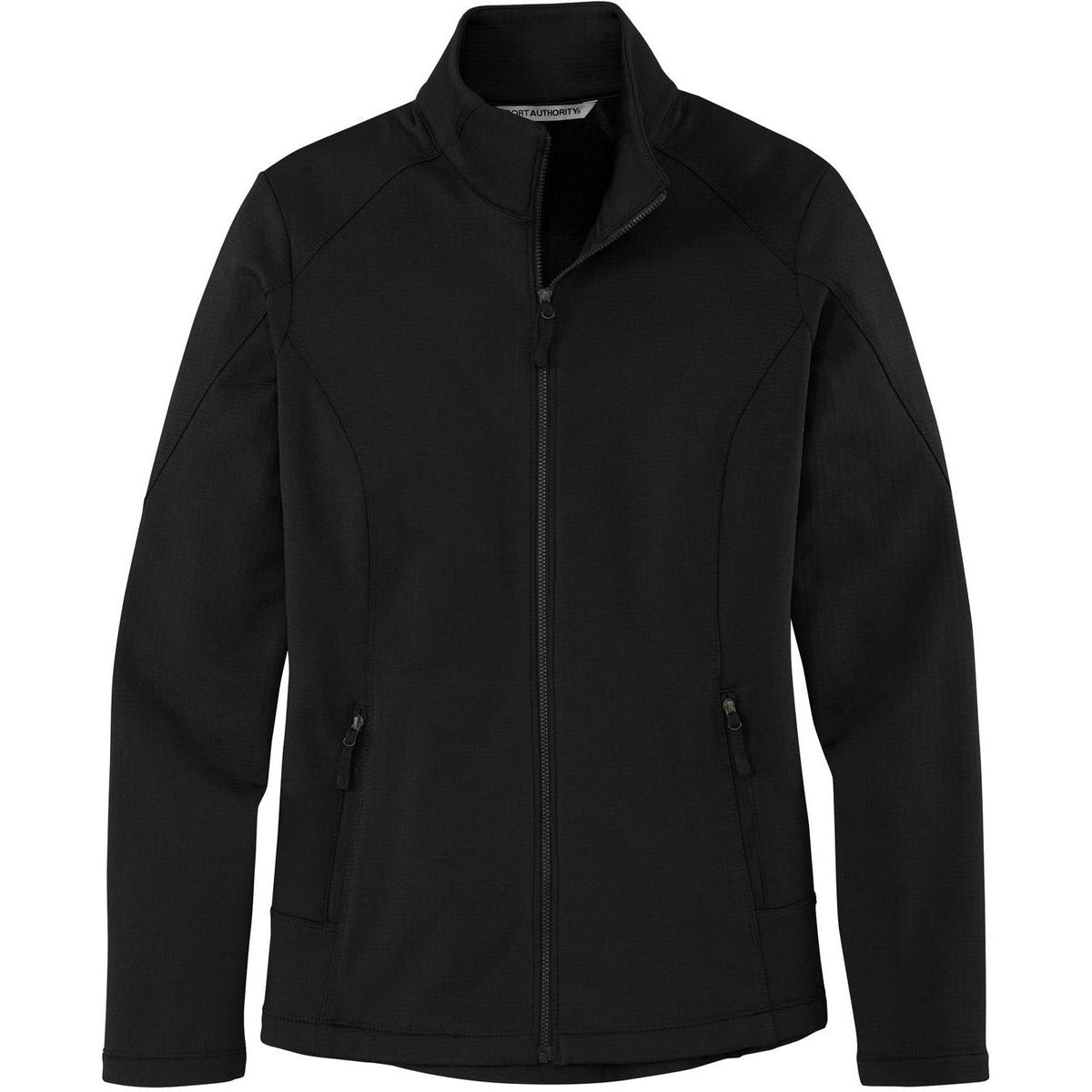 no-logo Port Authority Ladies Grid Fleece Jacket