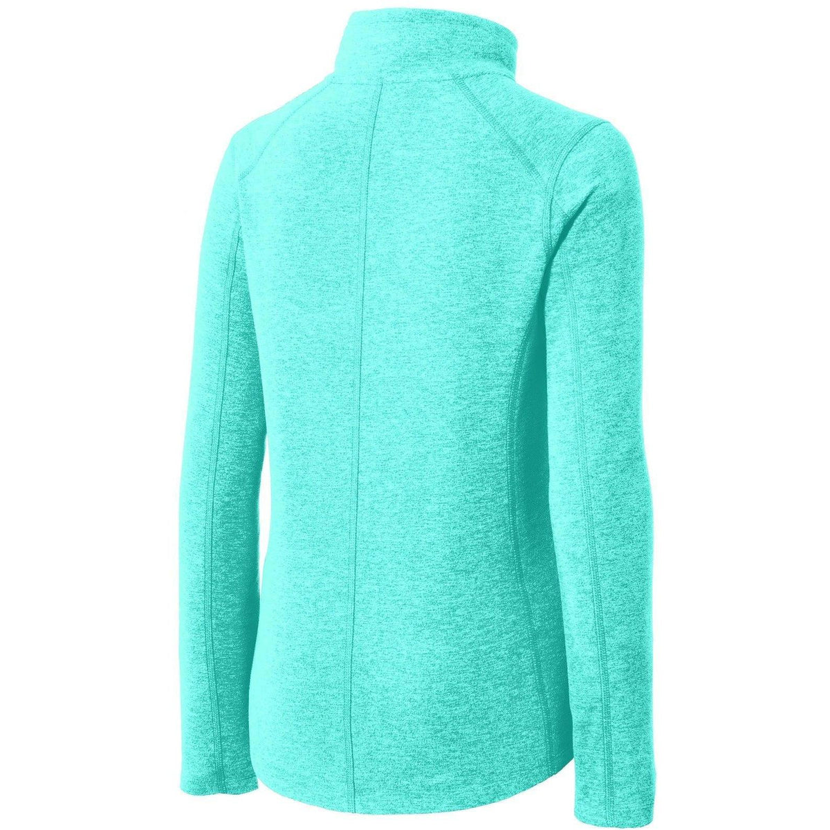 no-logo Port Authority Women's Heather Microfleece Full-Zip Jacket-Regular-Port Authority-Thread Logic