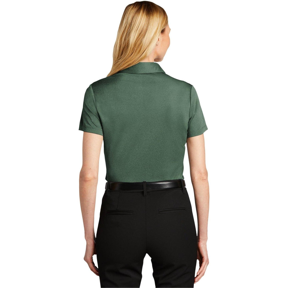 no-logo Port Authority Ladies Heathered Silk Touch Performance Polo-Regular-Port Authority-Thread Logic
