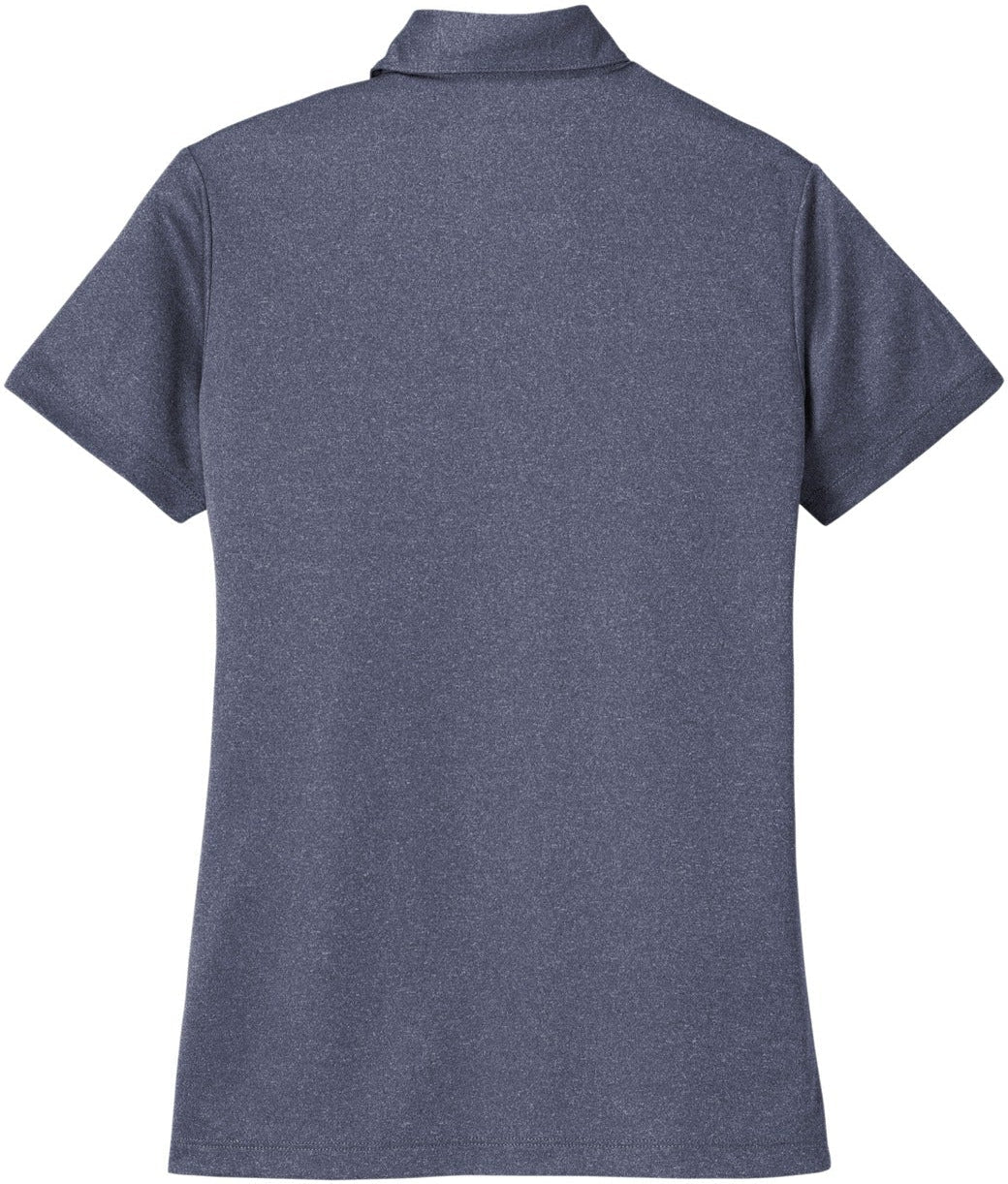 no-logo Port Authority Ladies Heathered Silk Touch Performance Polo-Regular-Port Authority-Thread Logic