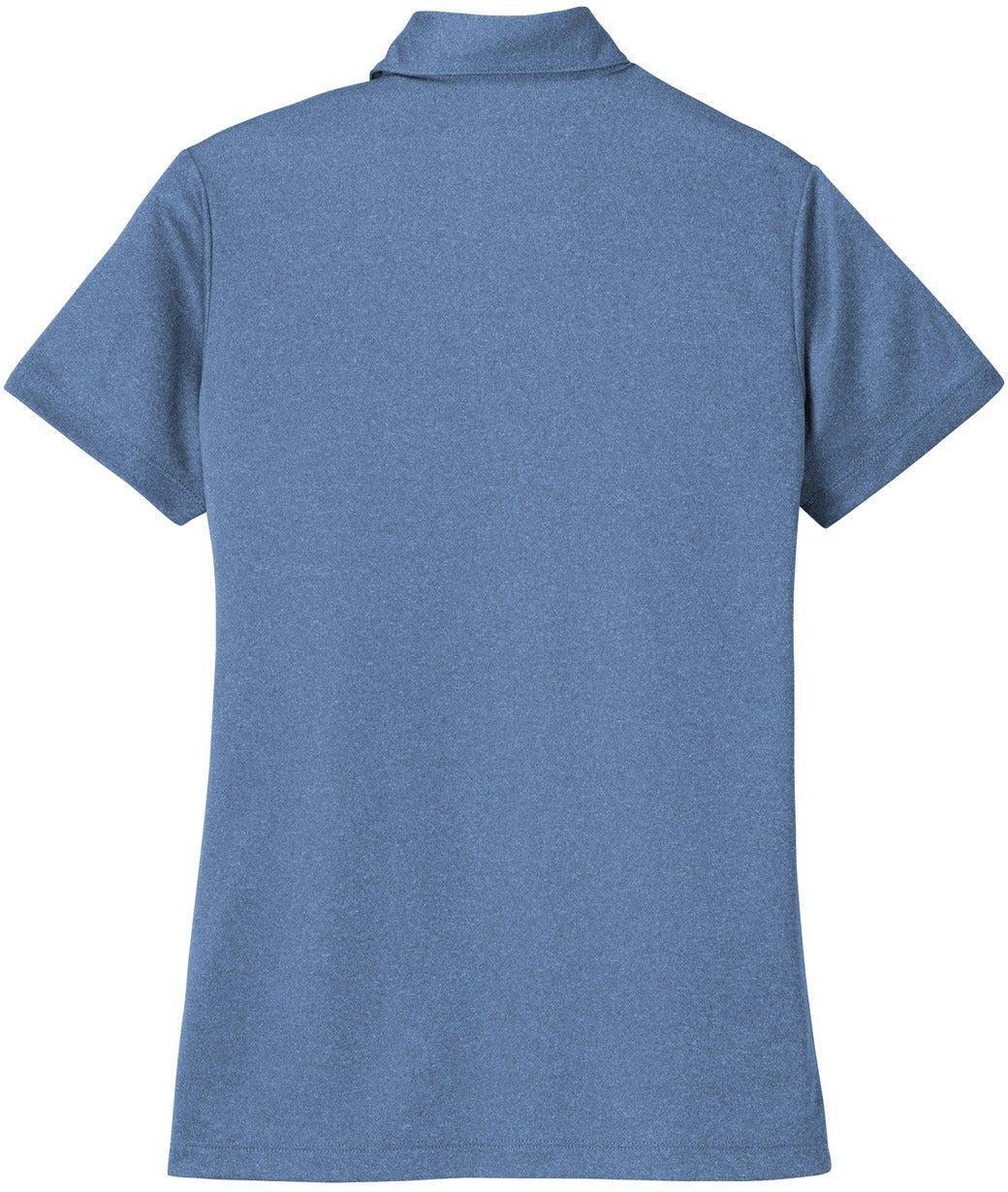 no-logo Port Authority Ladies Heathered Silk Touch Performance Polo-Regular-Port Authority-Thread Logic
