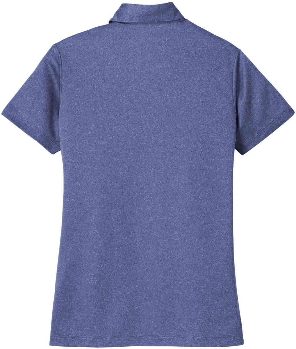 no-logo Port Authority Ladies Heathered Silk Touch Performance Polo-Regular-Port Authority-Thread Logic