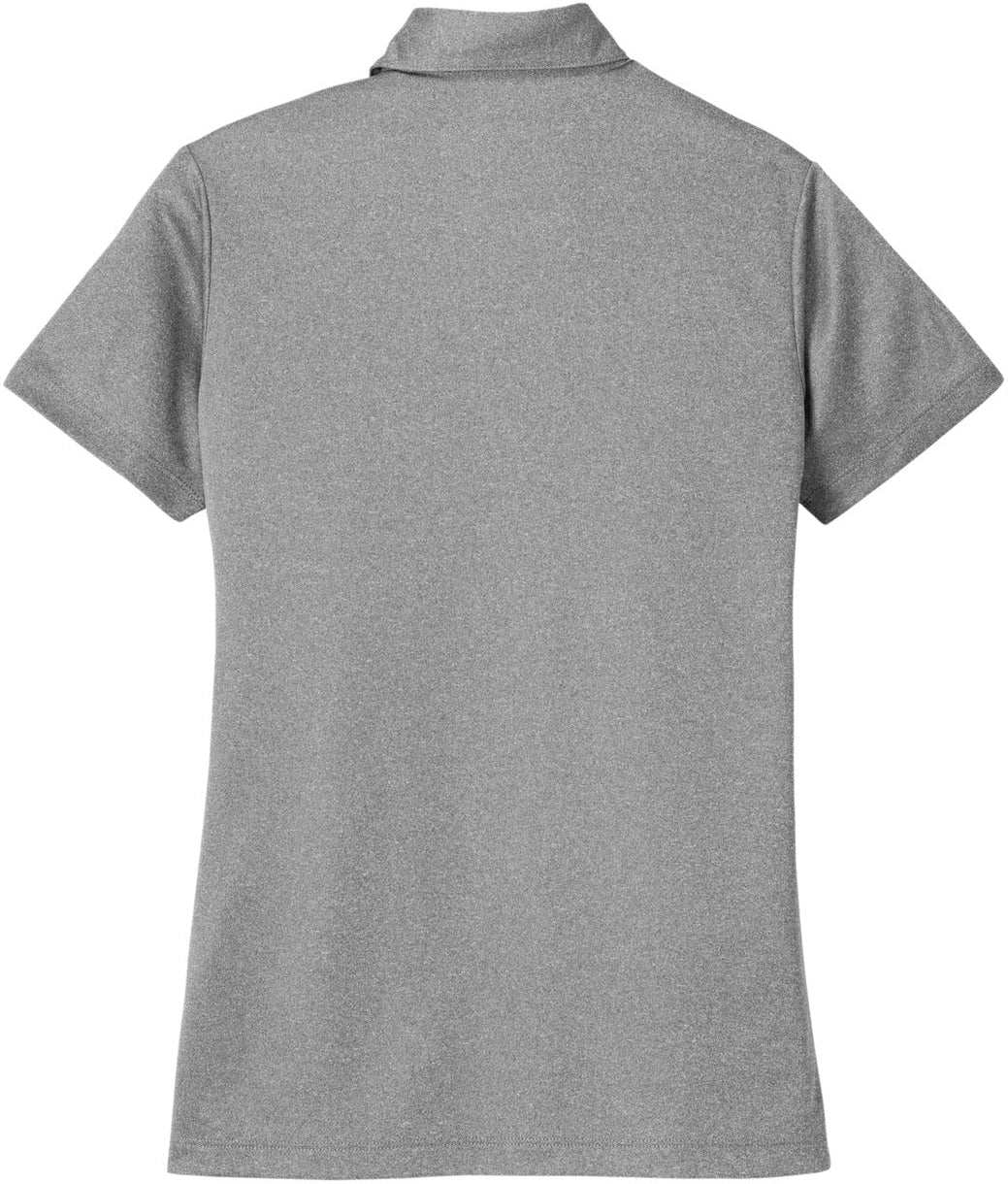 no-logo Port Authority Ladies Heathered Silk Touch Performance Polo-Regular-Port Authority-Thread Logic
