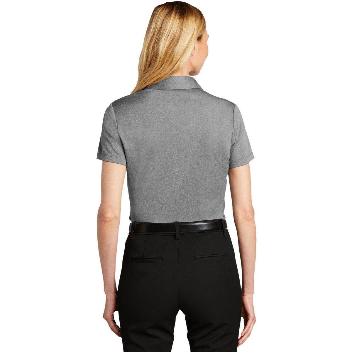no-logo Port Authority Ladies Heathered Silk Touch Performance Polo-Regular-Port Authority-Thread Logic