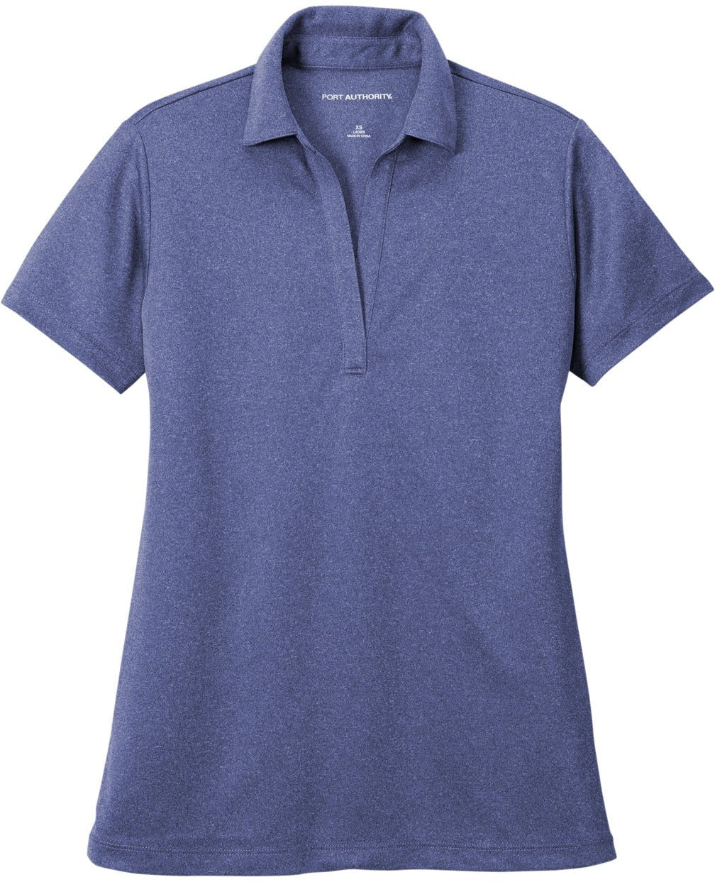 Port Authority Ladies Heathered Silk Touch Performance Polo