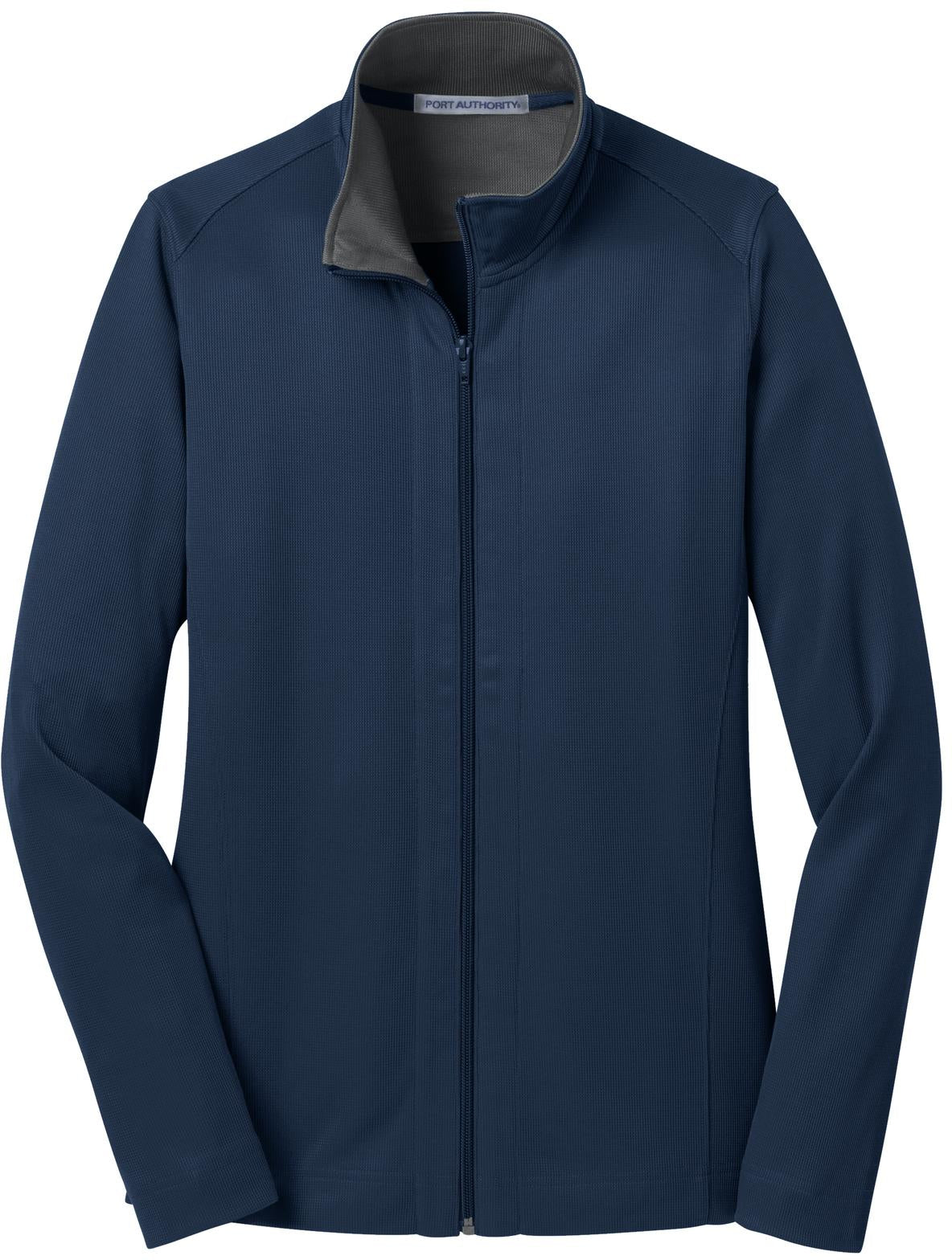 Port Authority Ladies Heavyweight Vertical Texture Full-Zip