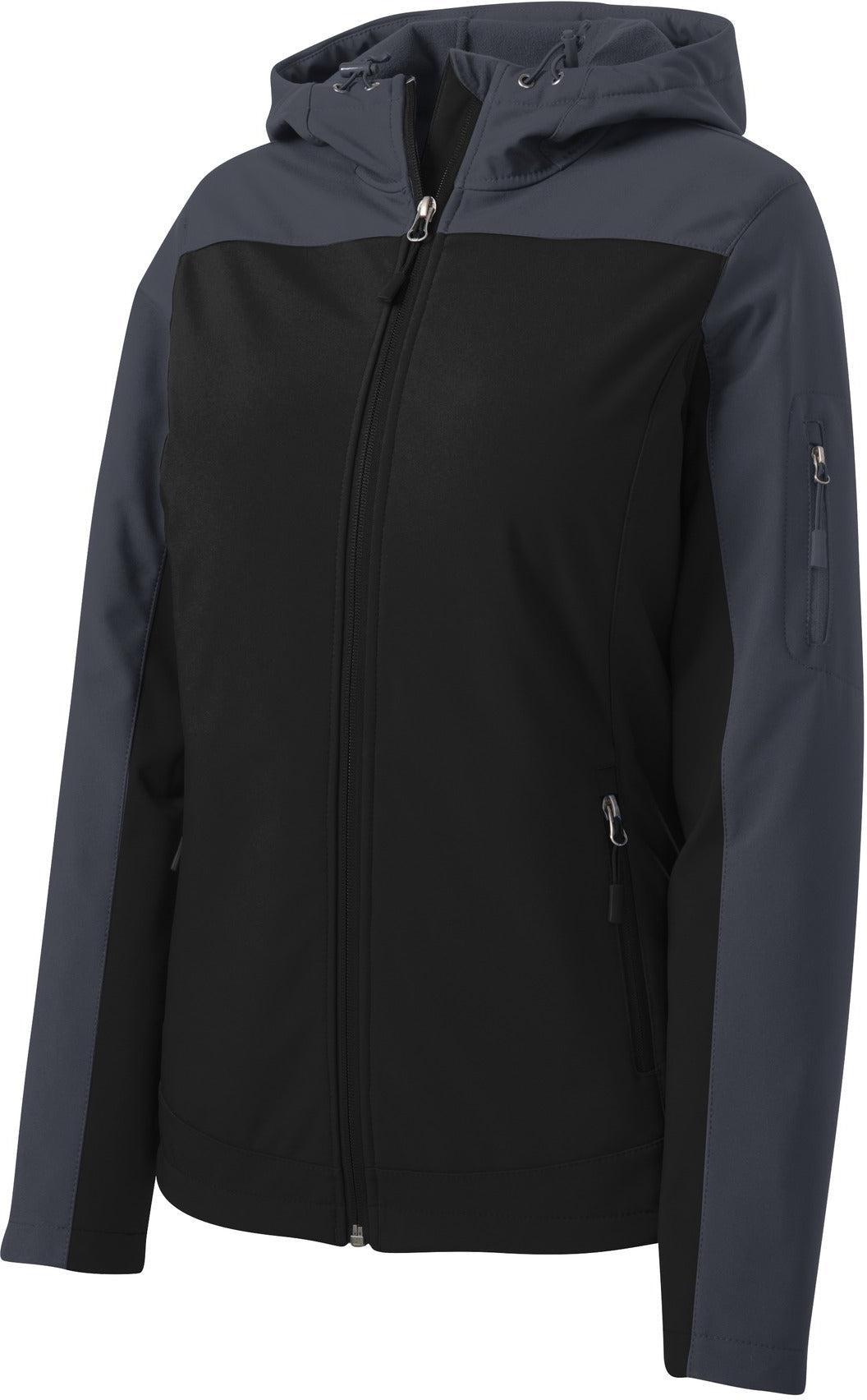 Port Authority Ladies Hooded Core Soft Shell Jacket-Regular-Port Authority-Thread Logic