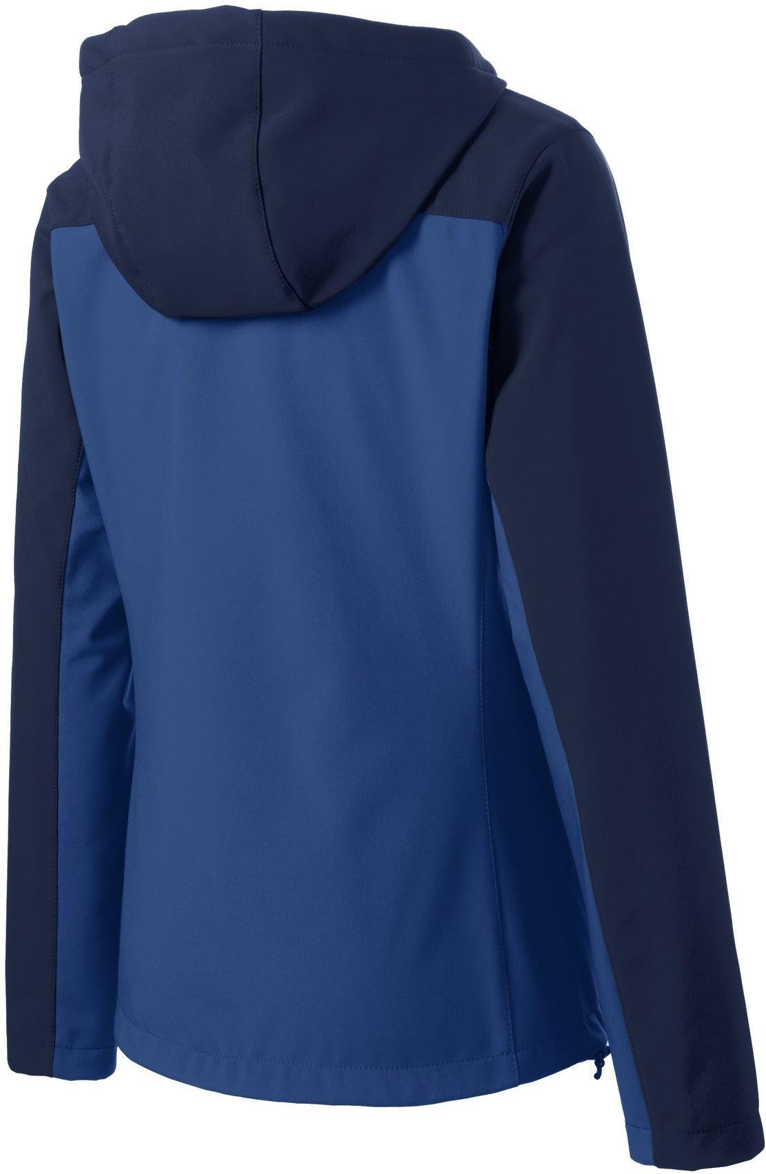 no-logo Port Authority Ladies Hooded Core Soft Shell Jacket-Regular-Port Authority-Thread Logic