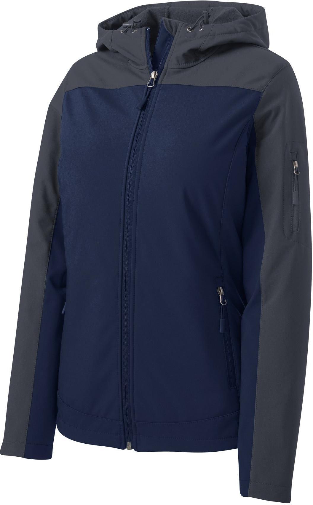 Port Authority Ladies Hooded Core Soft Shell Jacket-Regular-Port Authority-Thread Logic