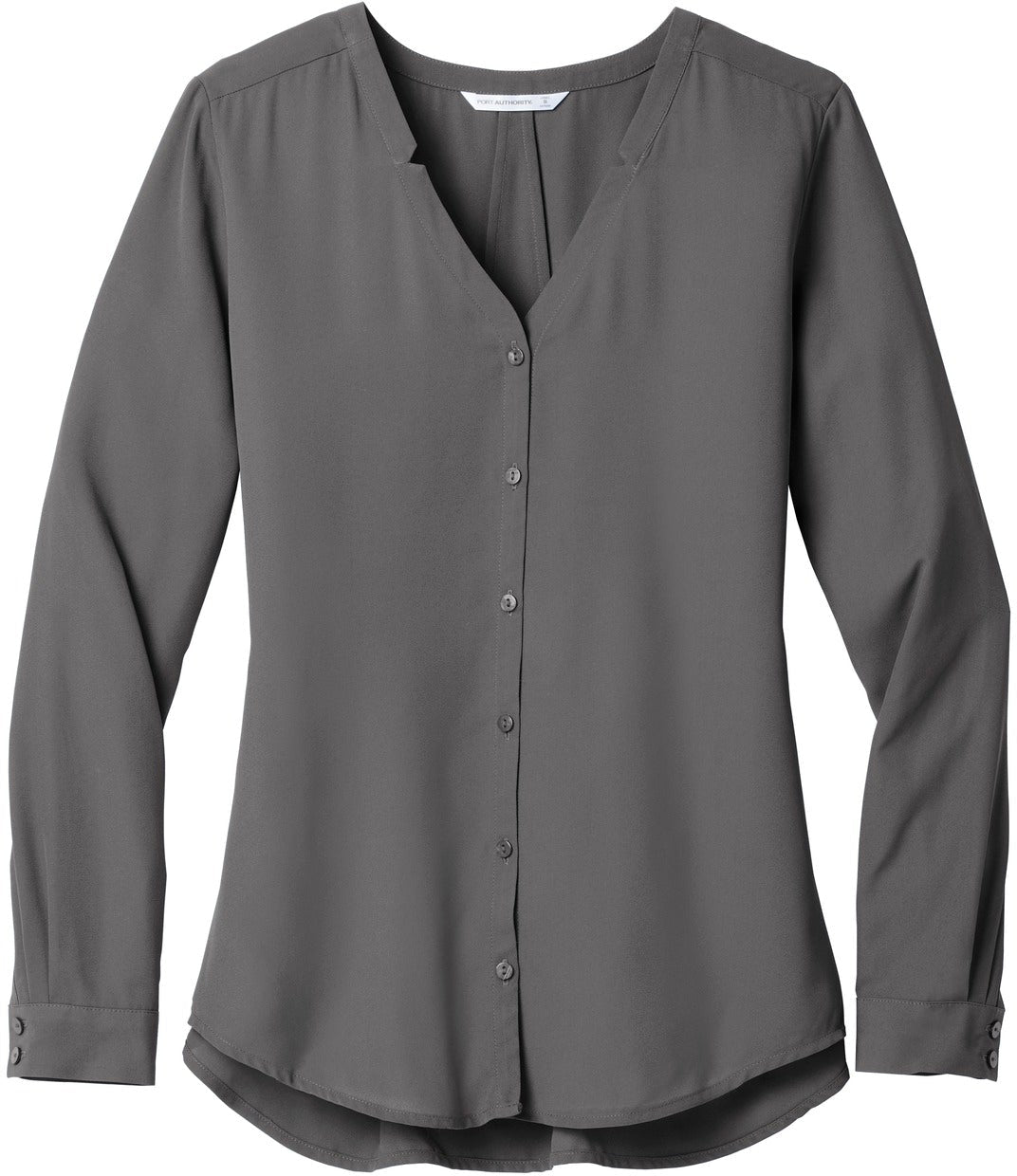 Port Authority Ladies Long Sleeve Button-Front Blouse