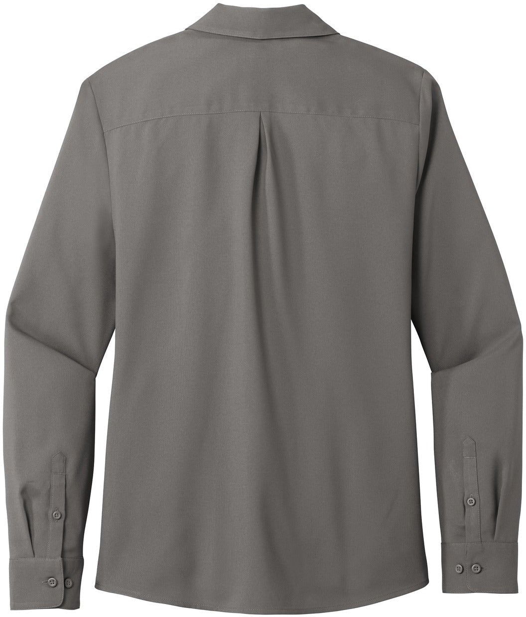 no-logo Port Authority Ladies Long Sleeve Performance Staff Shirt-Regular-Port Authority-Thread Logic