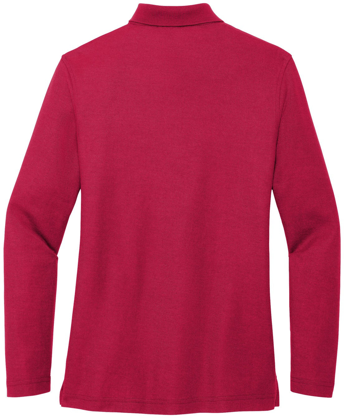 no-logo Port Authority Ladies Long Sleeve Silk Touch Polo Shirt-Regular-Port Authority-Thread Logic