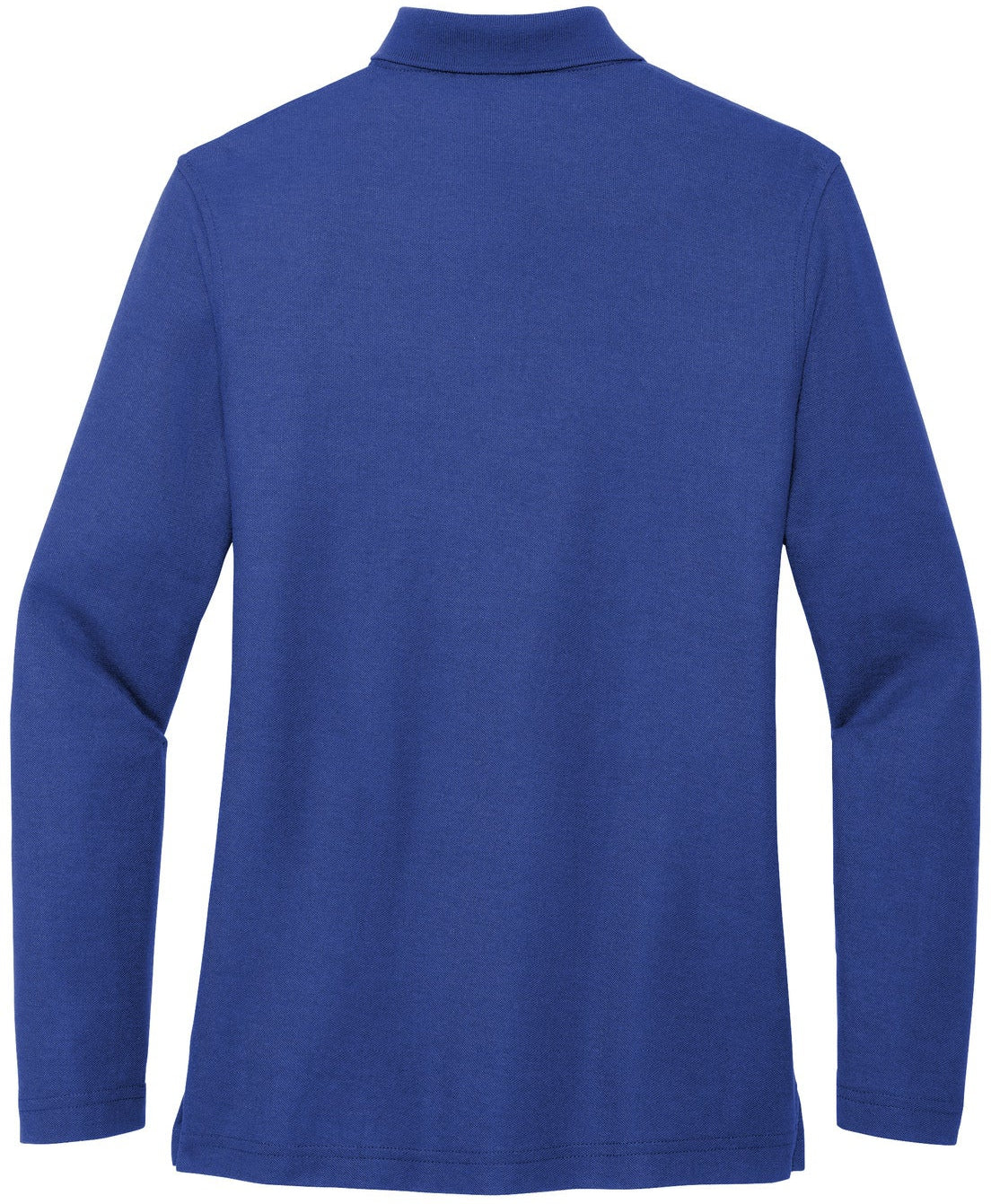 no-logo Port Authority Ladies Long Sleeve Silk Touch Polo Shirt-Regular-Port Authority-Thread Logic