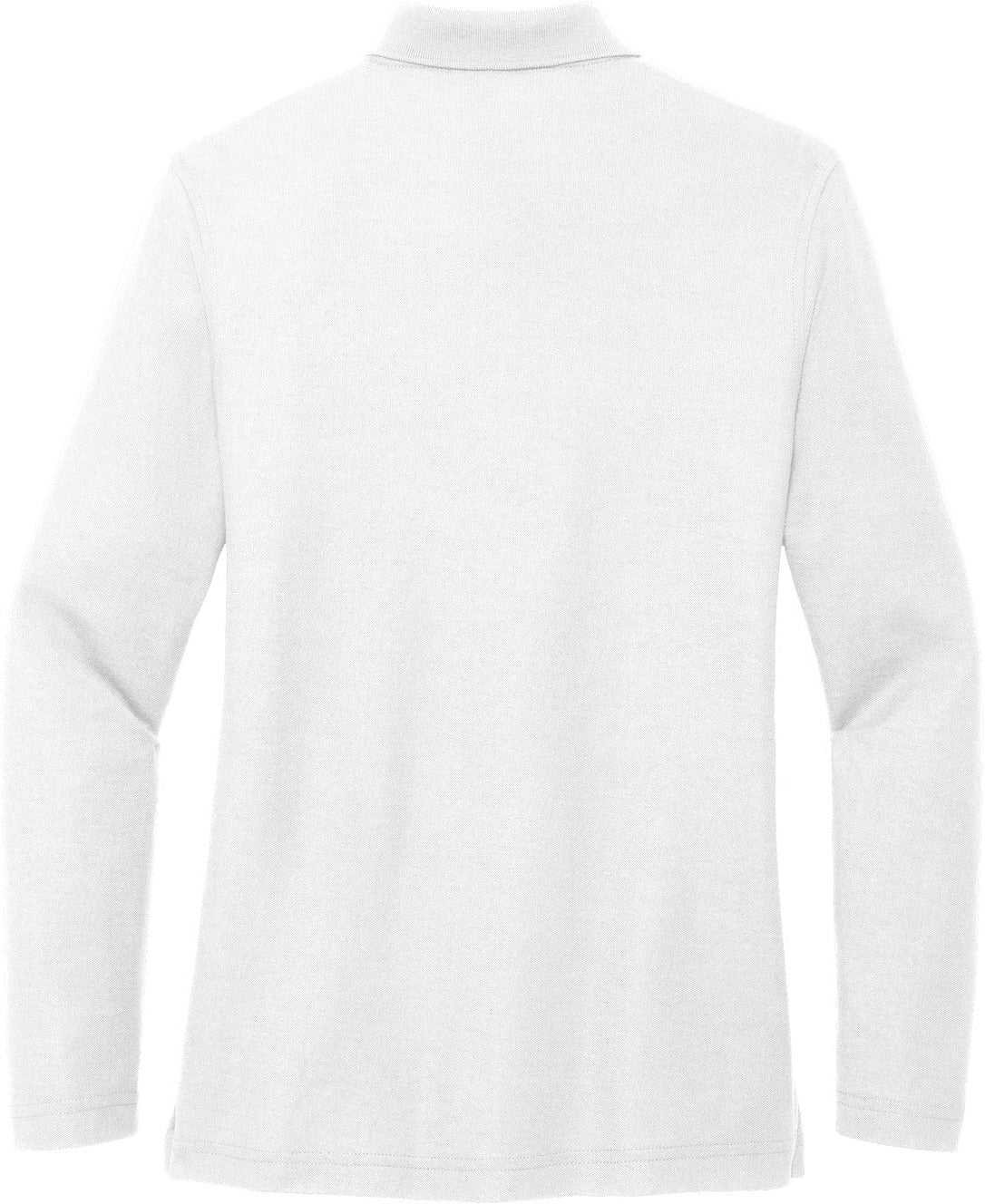 no-logo Port Authority Ladies Long Sleeve Silk Touch Polo Shirt-Regular-Port Authority-Thread Logic