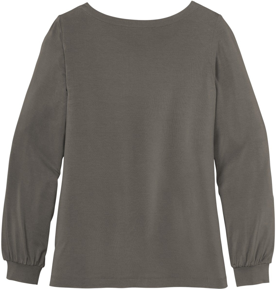 no-logo Port Authority Ladies Luxe Knit Jewel Neck Top-Regular-Port Authority-Thread Logic