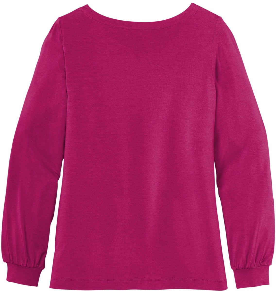 no-logo Port Authority Ladies Luxe Knit Jewel Neck Top-Regular-Port Authority-Thread Logic