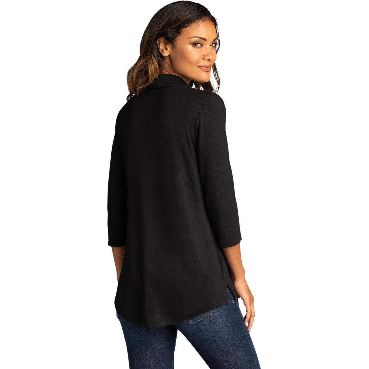 no-logo Port Authority Ladies Luxe Knit Tunic-Regular-Port Authority-Thread Logic