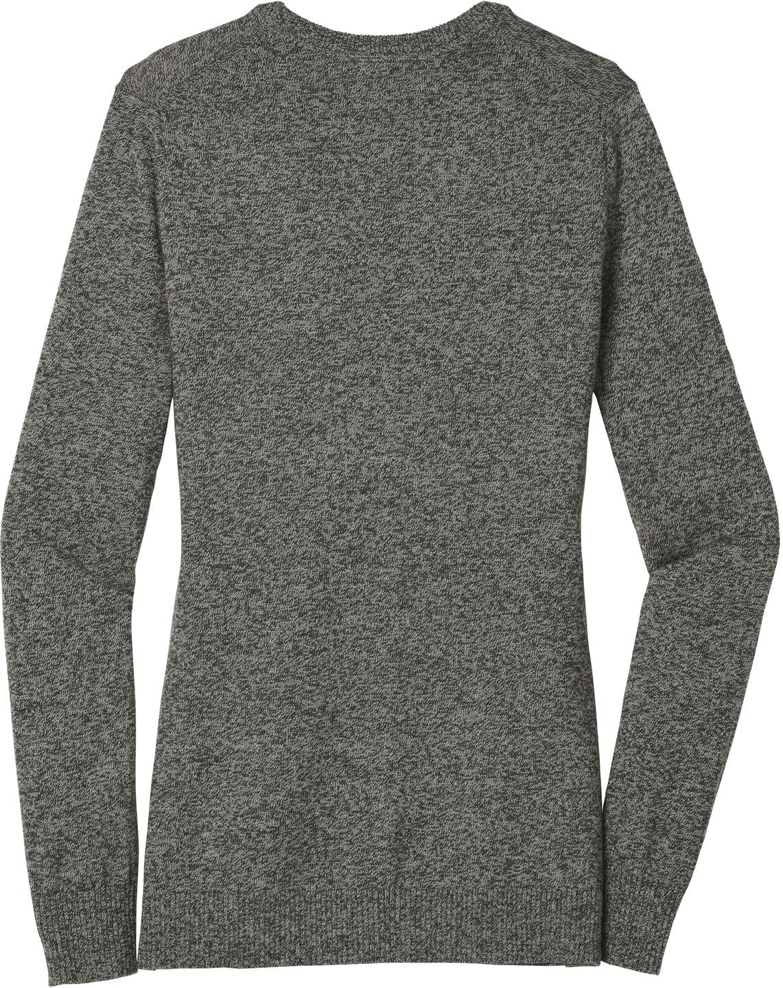 no-logo Port Authority Ladies Marled Cardigan Sweater-Regular-Port Authority-Thread Logic