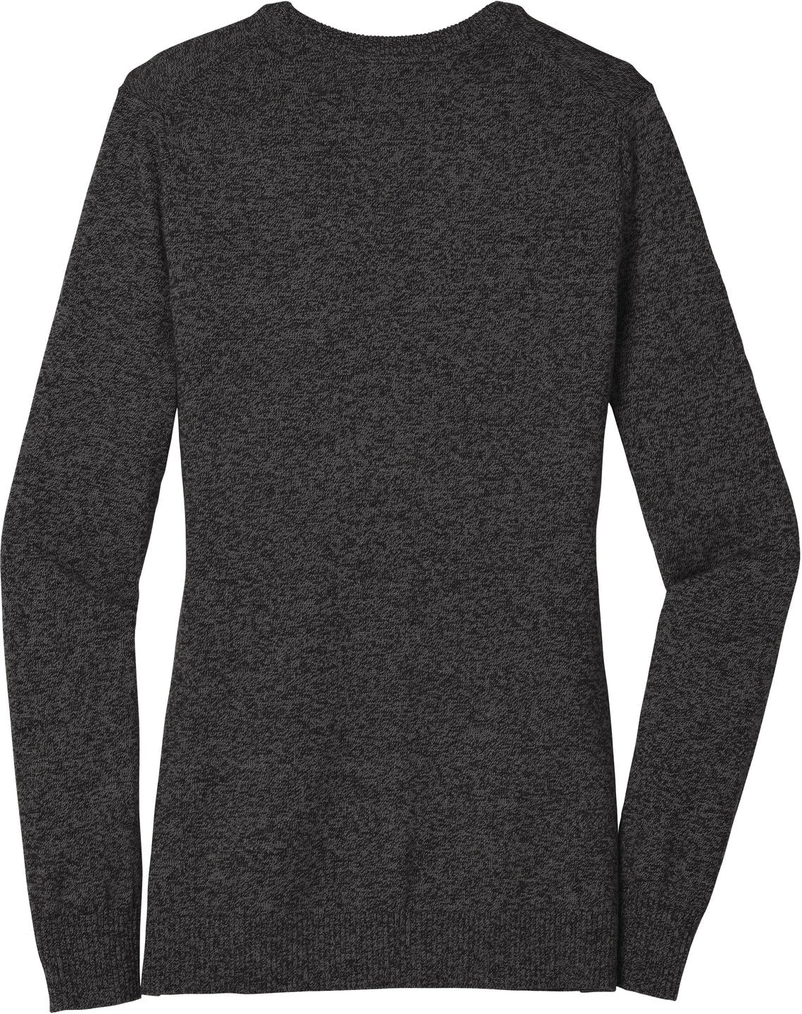no-logo Port Authority Ladies Marled Cardigan Sweater-Regular-Port Authority-Thread Logic